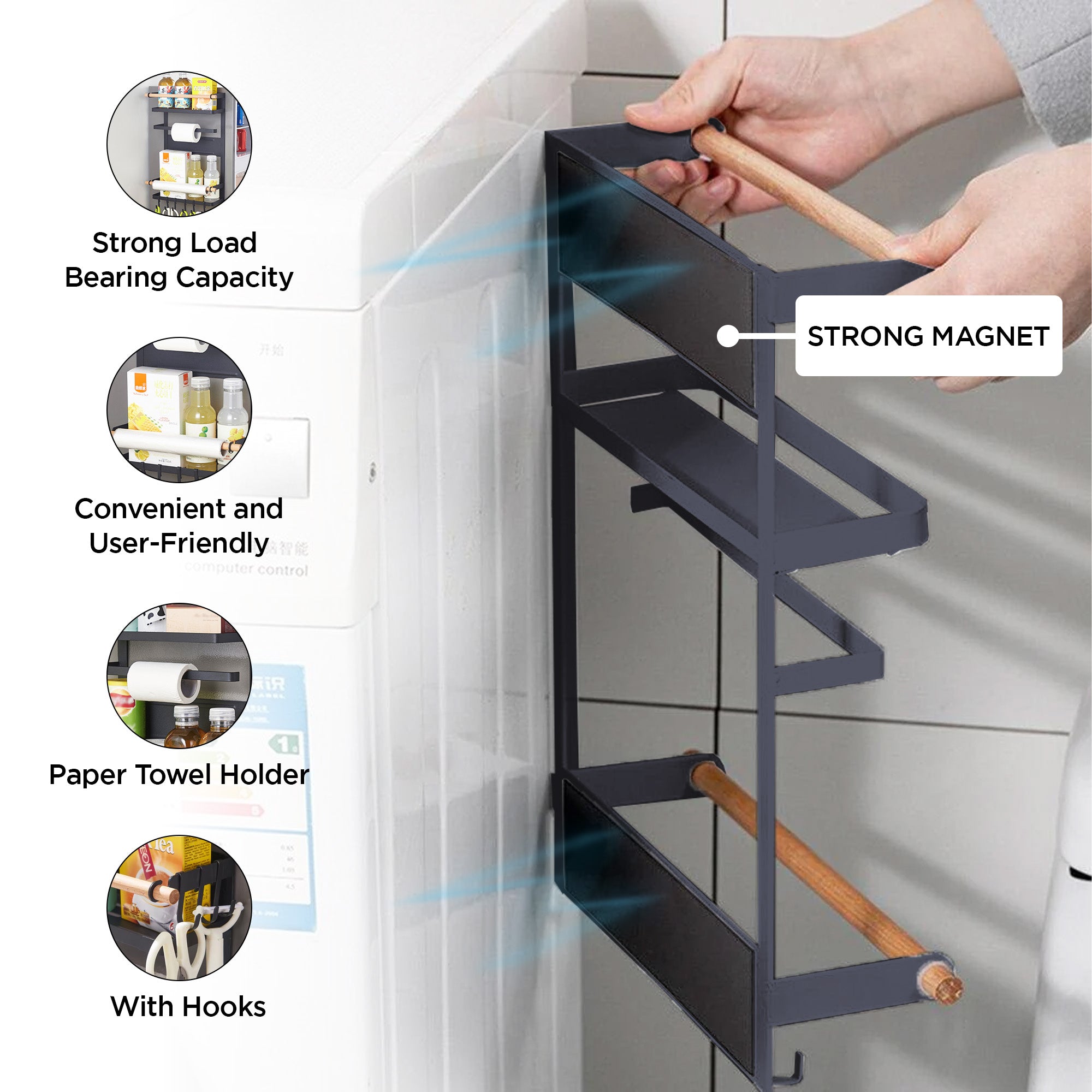 UMAI versatile rack for bathroom - stylish and functional