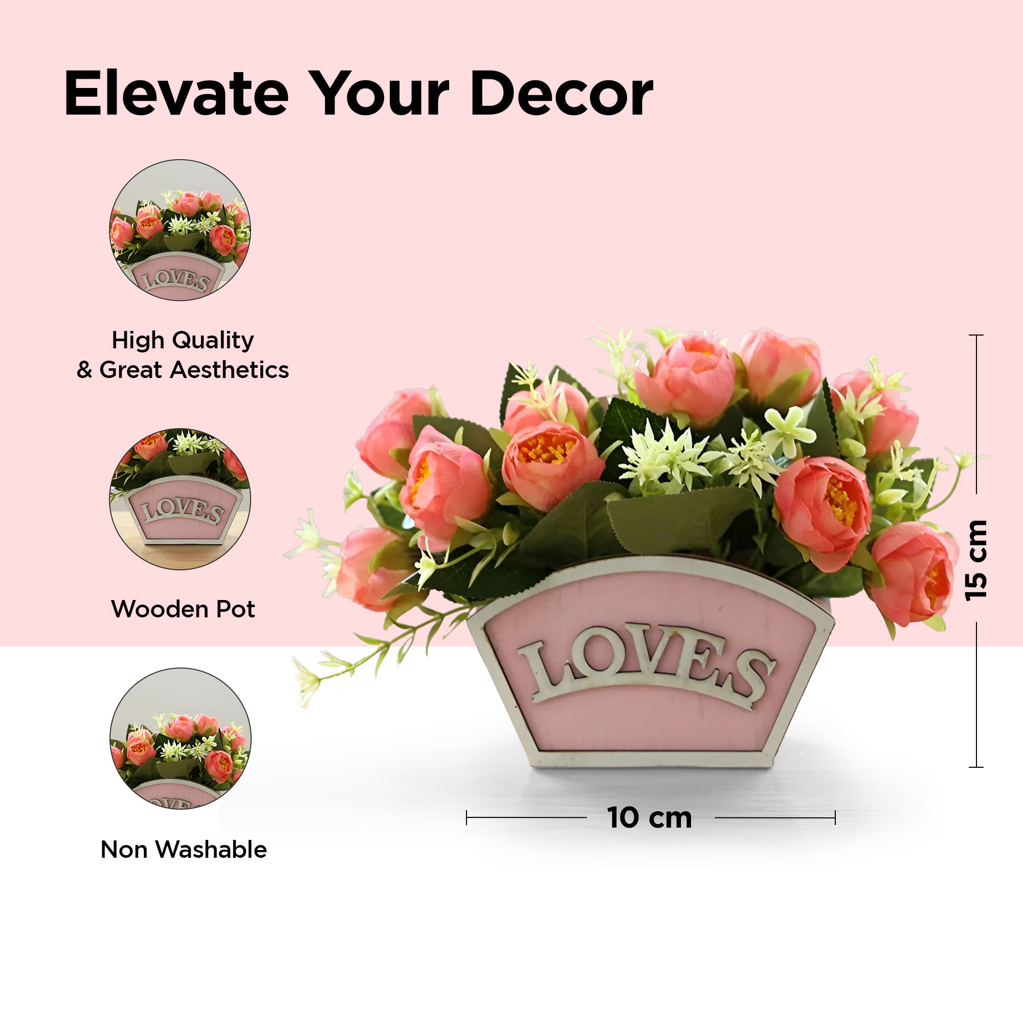 UMAI artificial roses - reception area enhancement