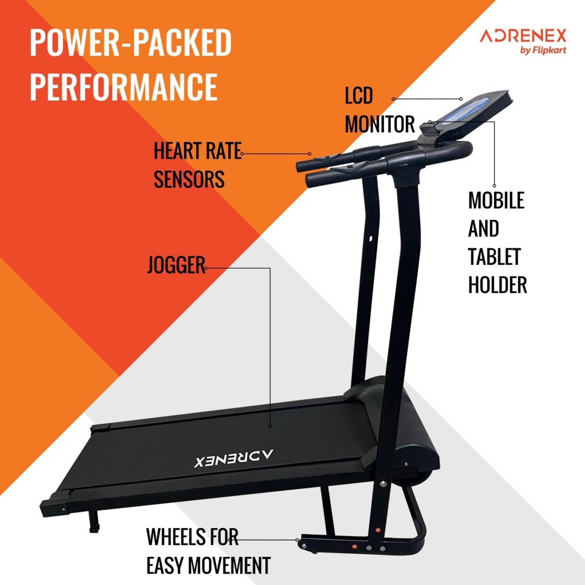 Adrenex AD-90 treadmill - perfect for jogging at home