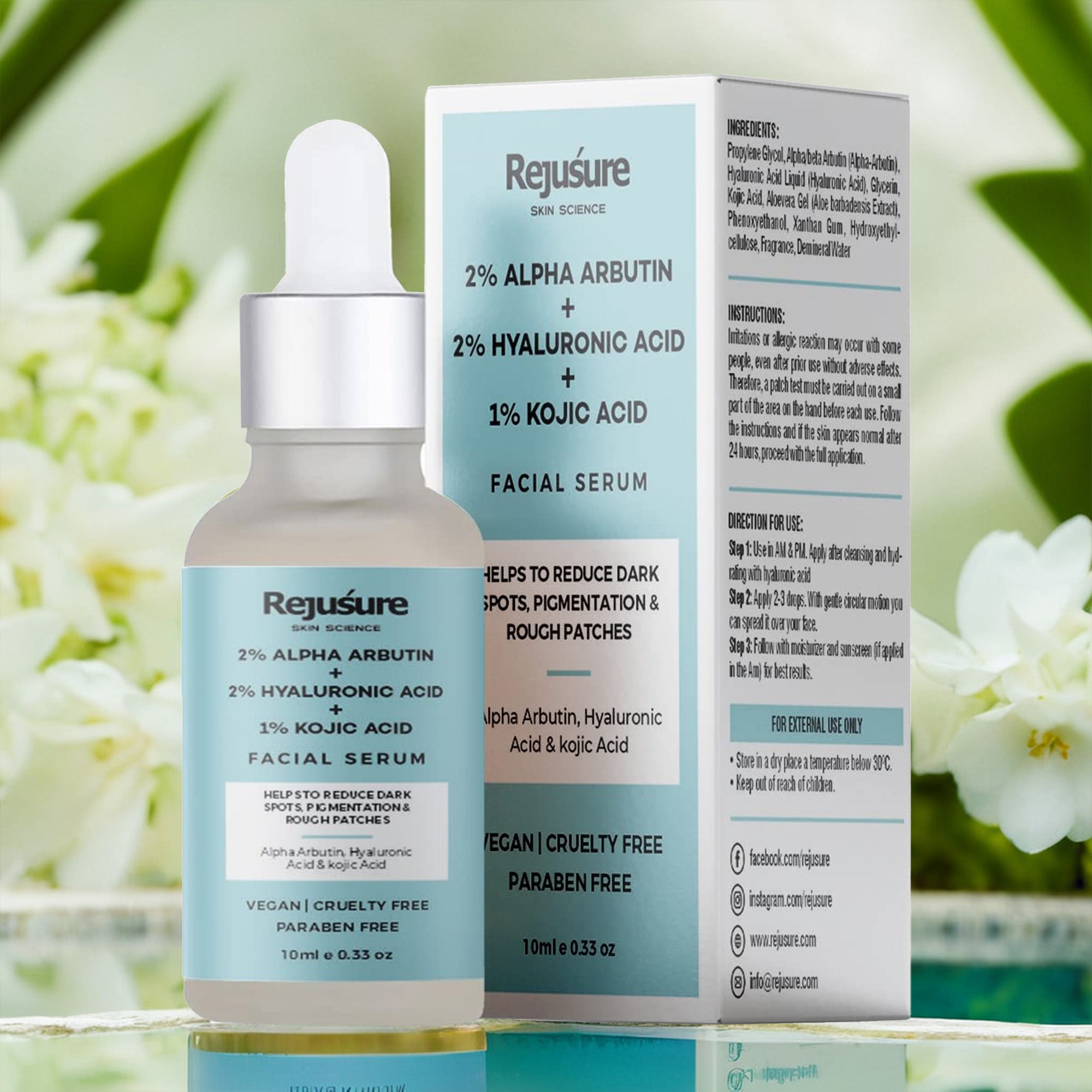 Rejusure hyaluronic acid serum - hydrating skincare essential