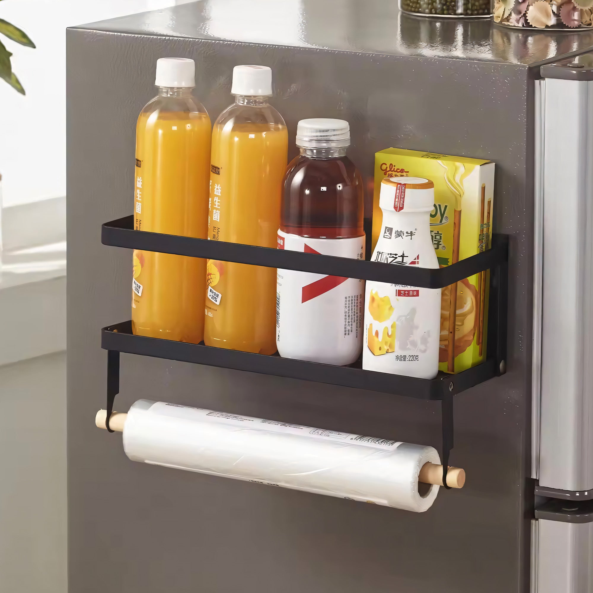 UMAI black storage rack - stylish and functional home accessory
