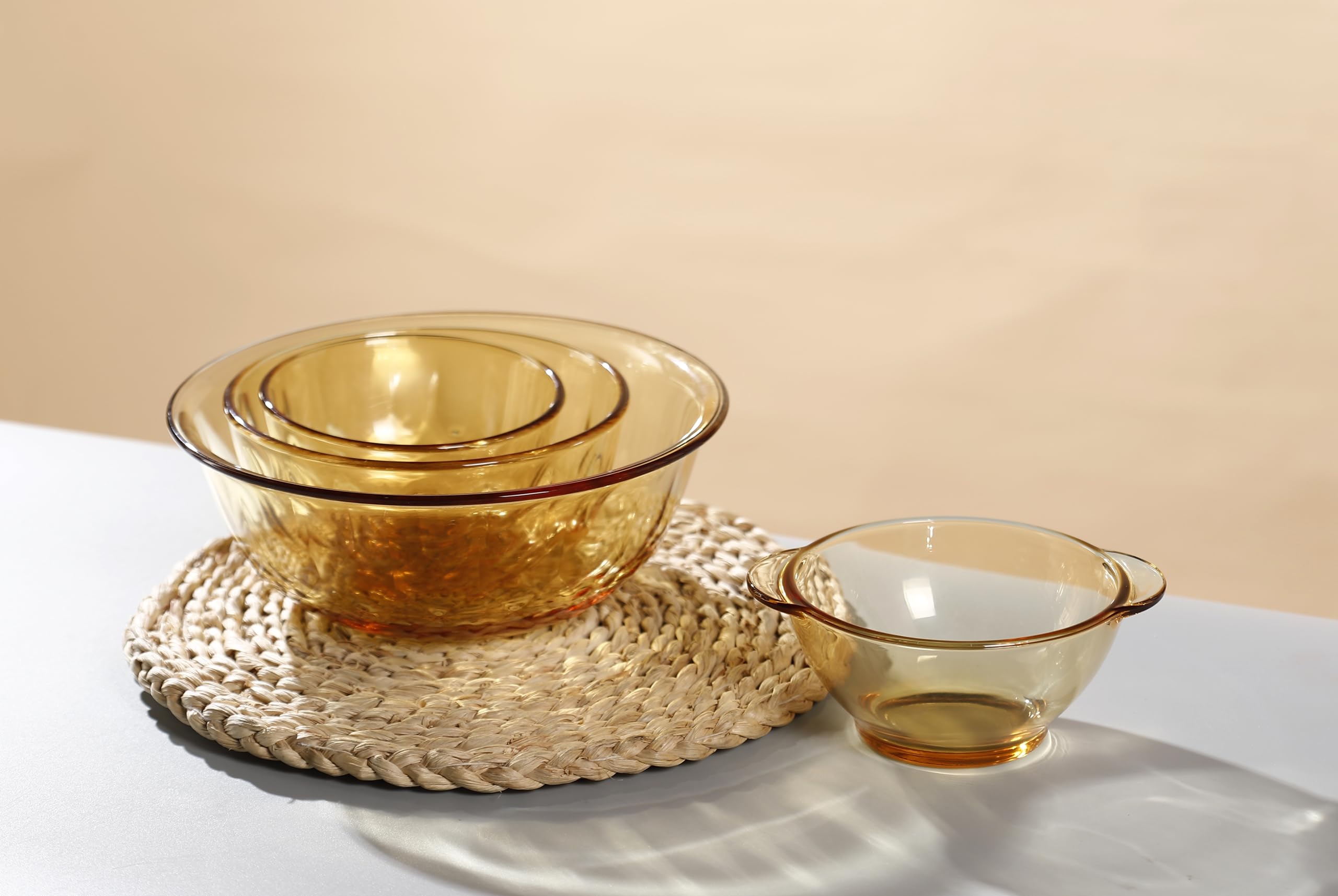 UMAI borosilicate glass bowls - elegant kitchen serving