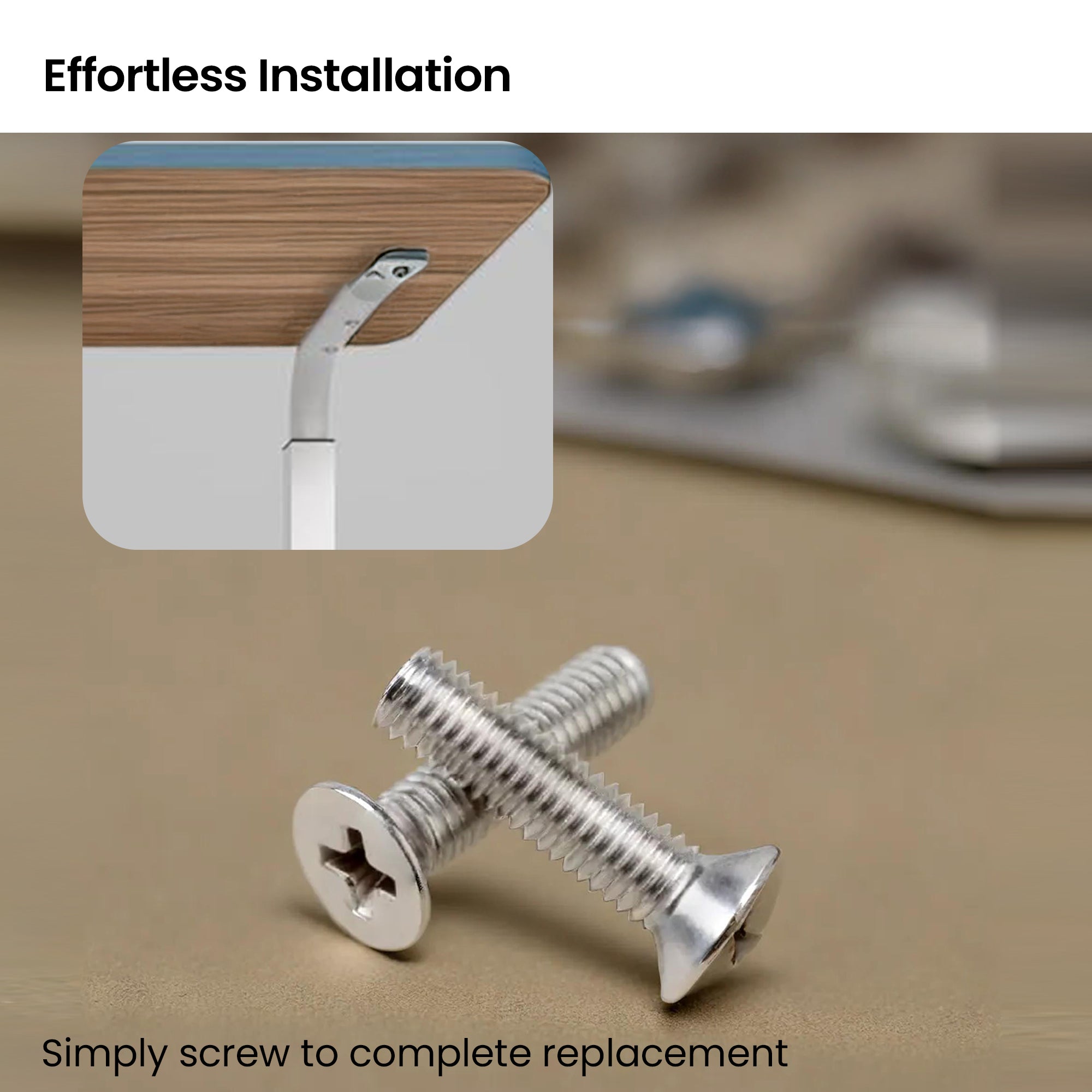 SAVYA HOME Adjustable Table Screw - improves home office setup