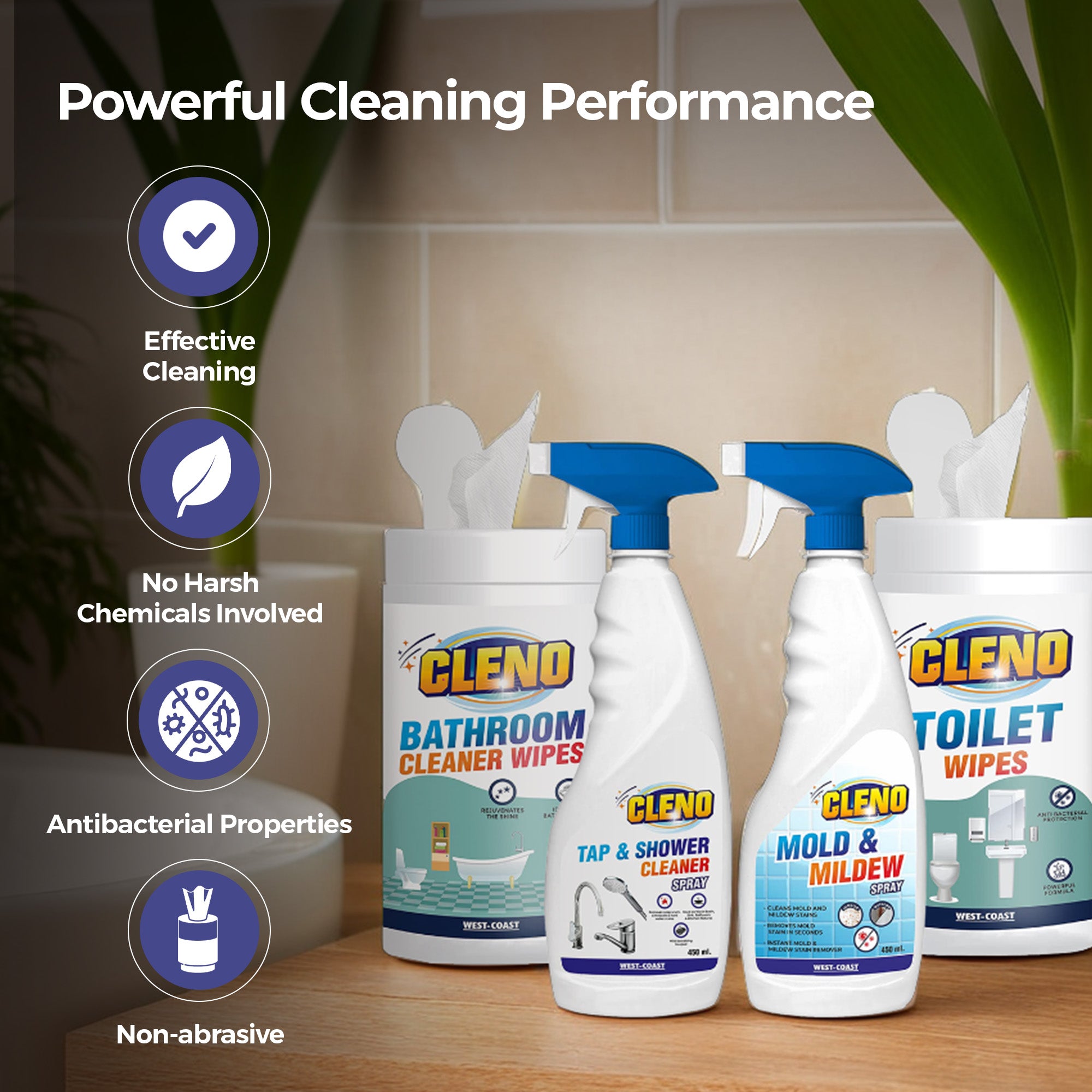 Cleno Toilet Cleaning Wipes - family-friendly cleaning solution
