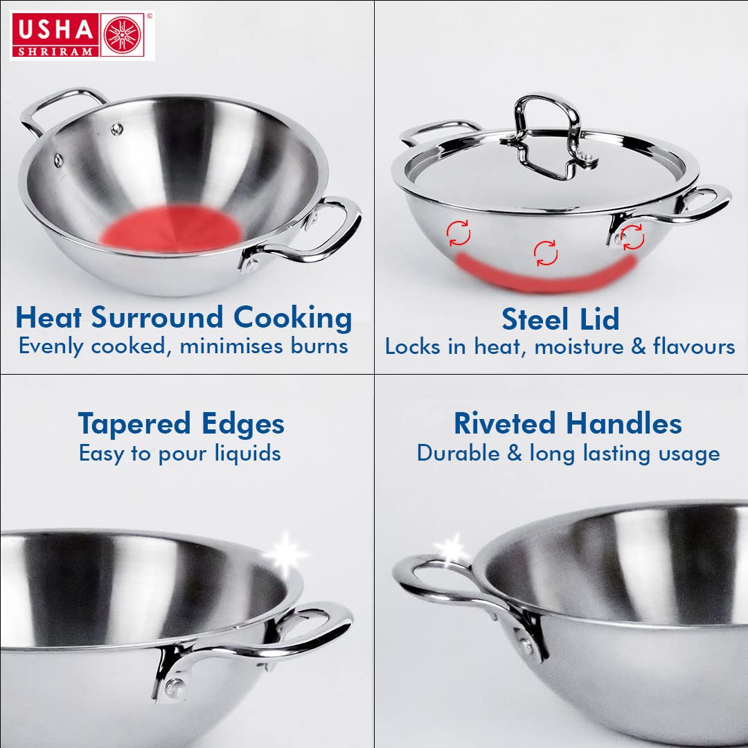 The Better Home kadai with lid - versatile kitchen cookware