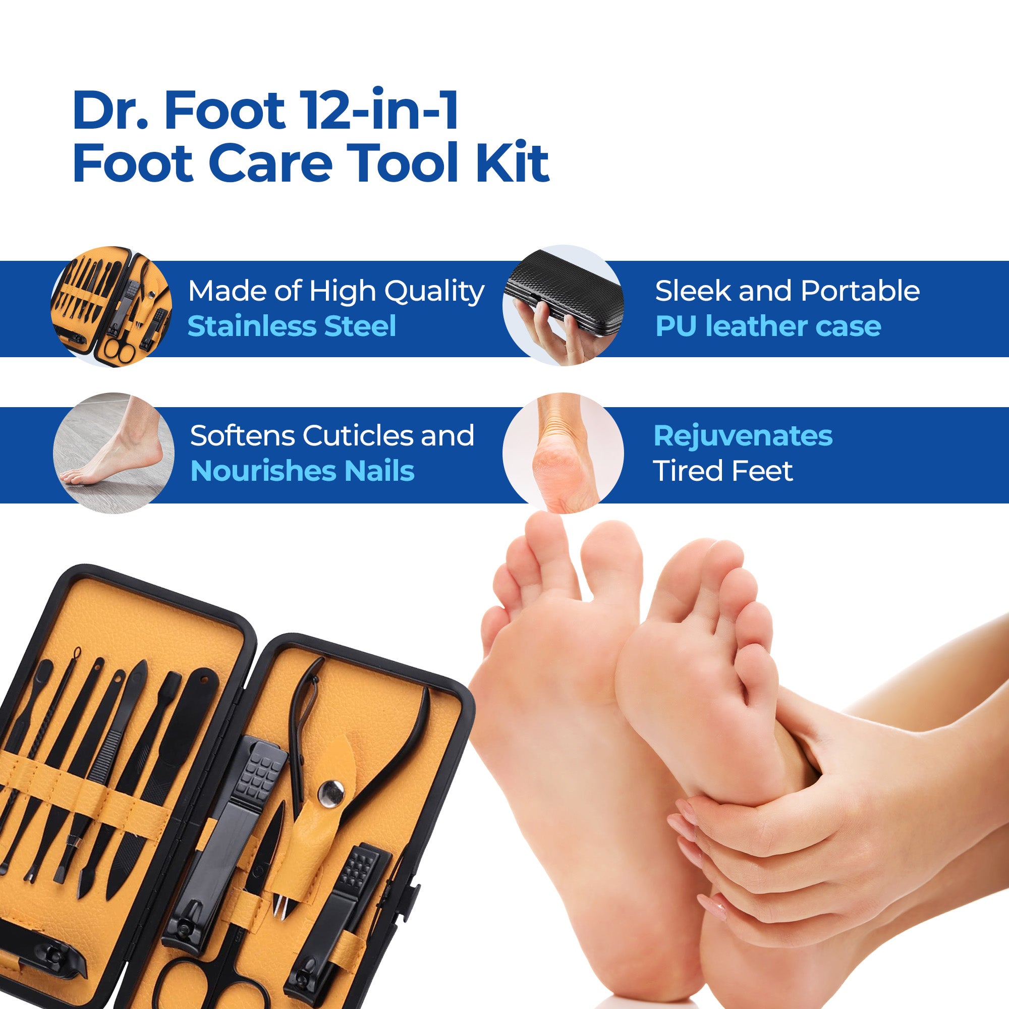 Dr Foot pedicure tools - professional grooming at home