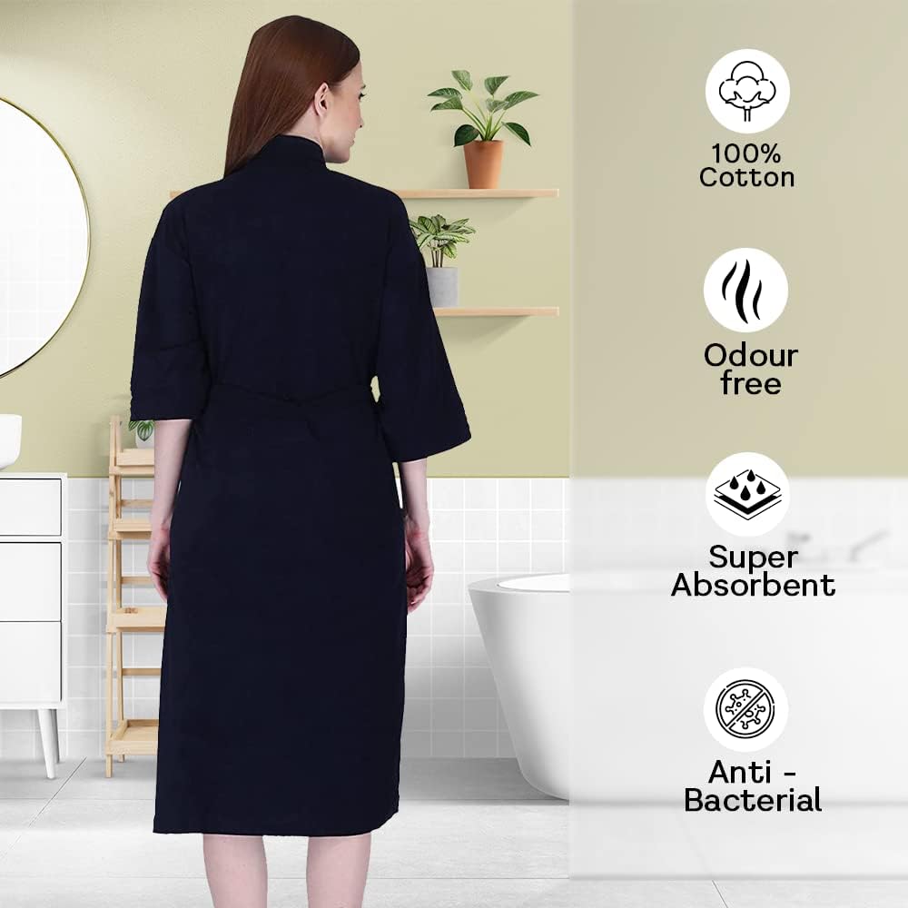 Kuber Industries Women Bathrobe - Comfortable Hotel Stay
