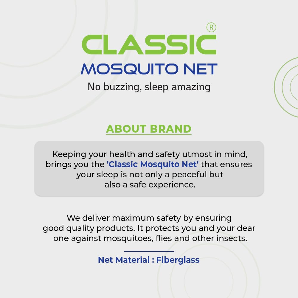 Classic Mosquito Net - Window protection with easy installation