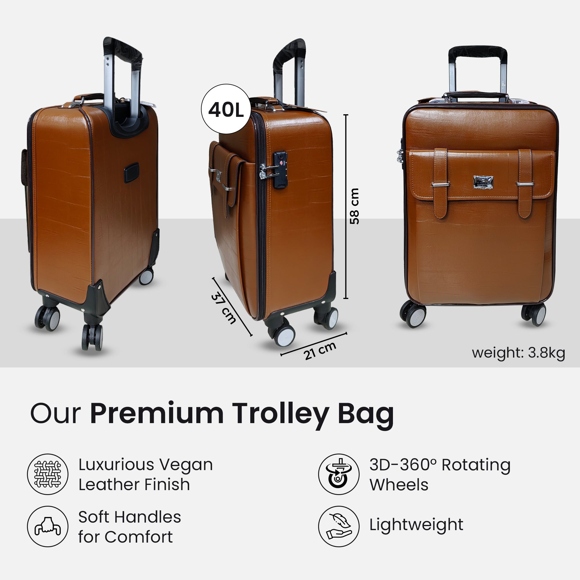 Clownfish Trolley Bag - Family vacation