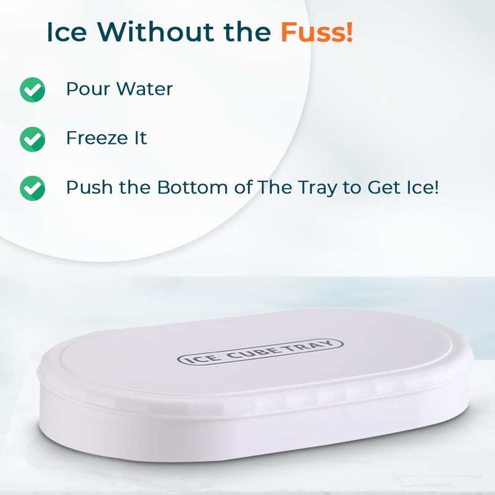 Kuber Industries Ice Box - Durable food-grade ice tray