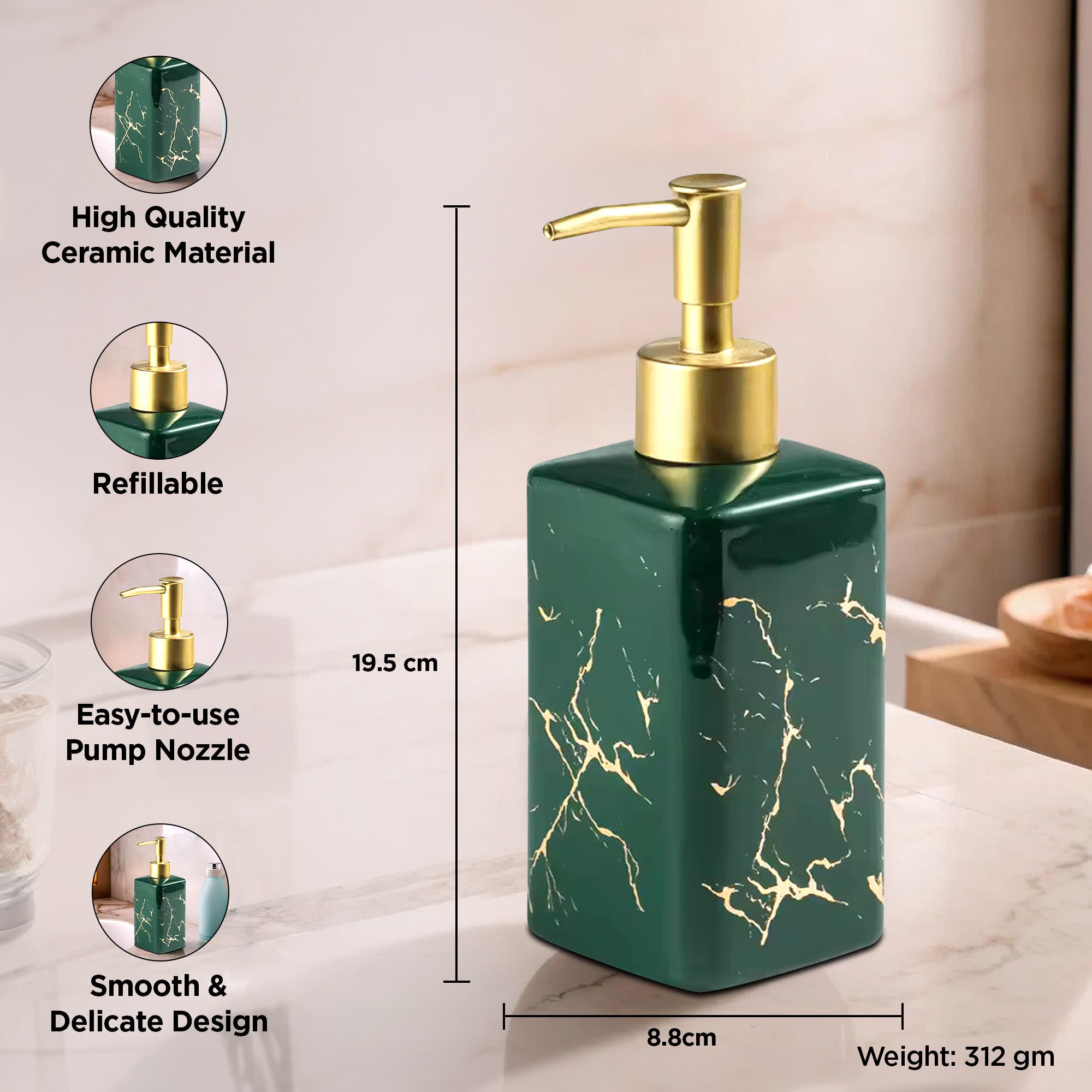 UMAI liquid soap dispenser - eco-friendly solution