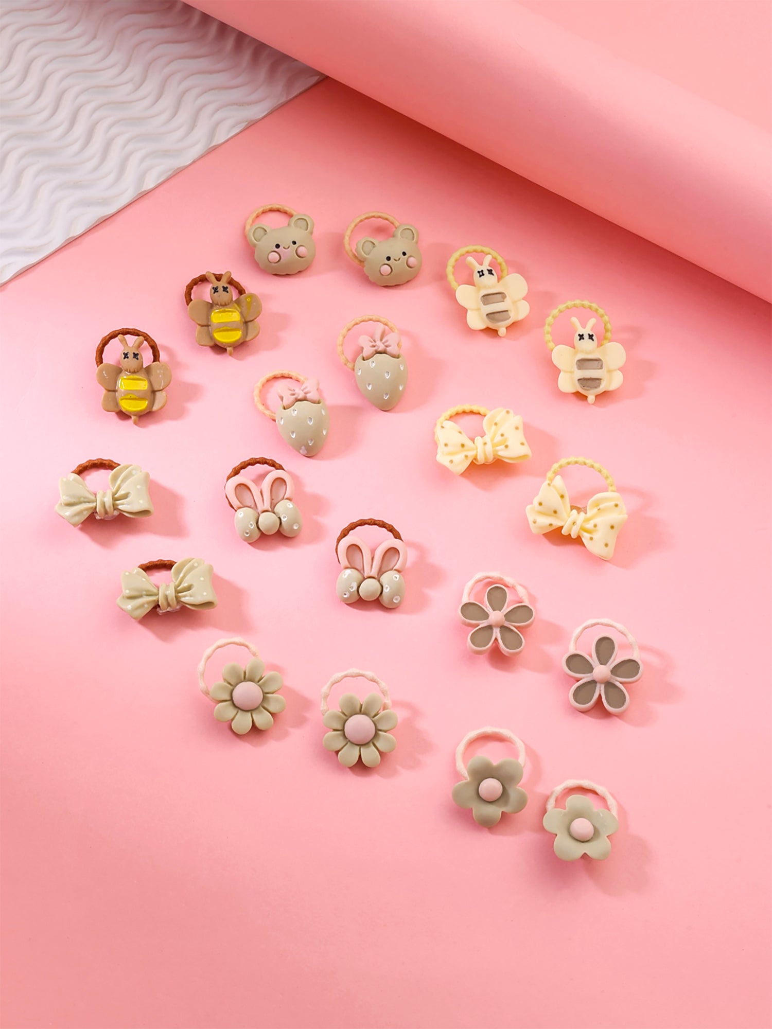 Yellow Chimes mini hair ties - perfect gift for young girls