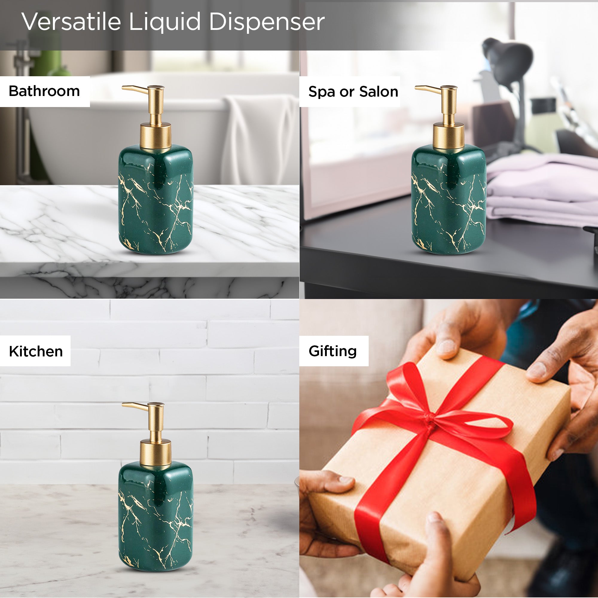 UMAI ceramic soap dispenser - stylish handwash solution