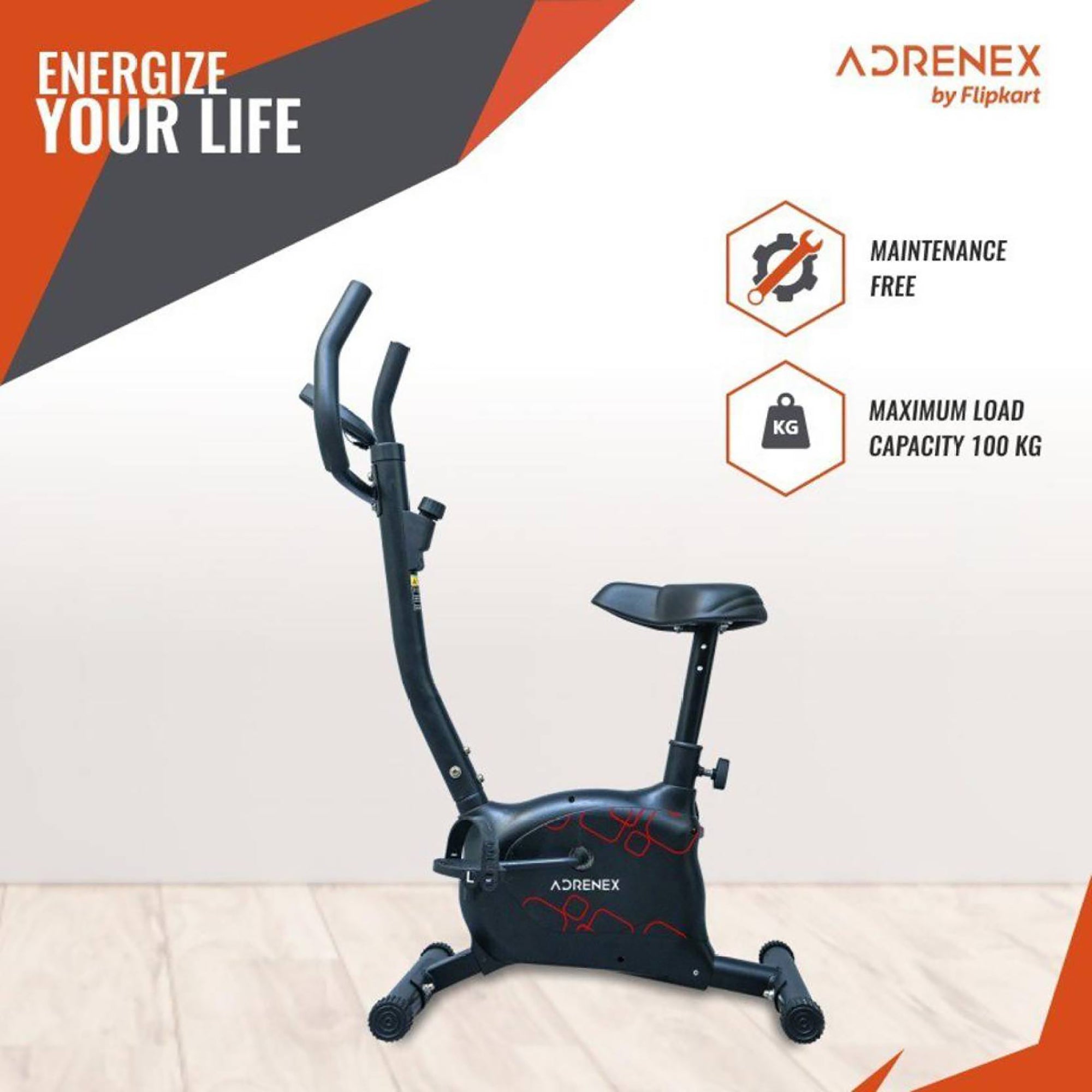 Reach stationary bike - adjustable resistance