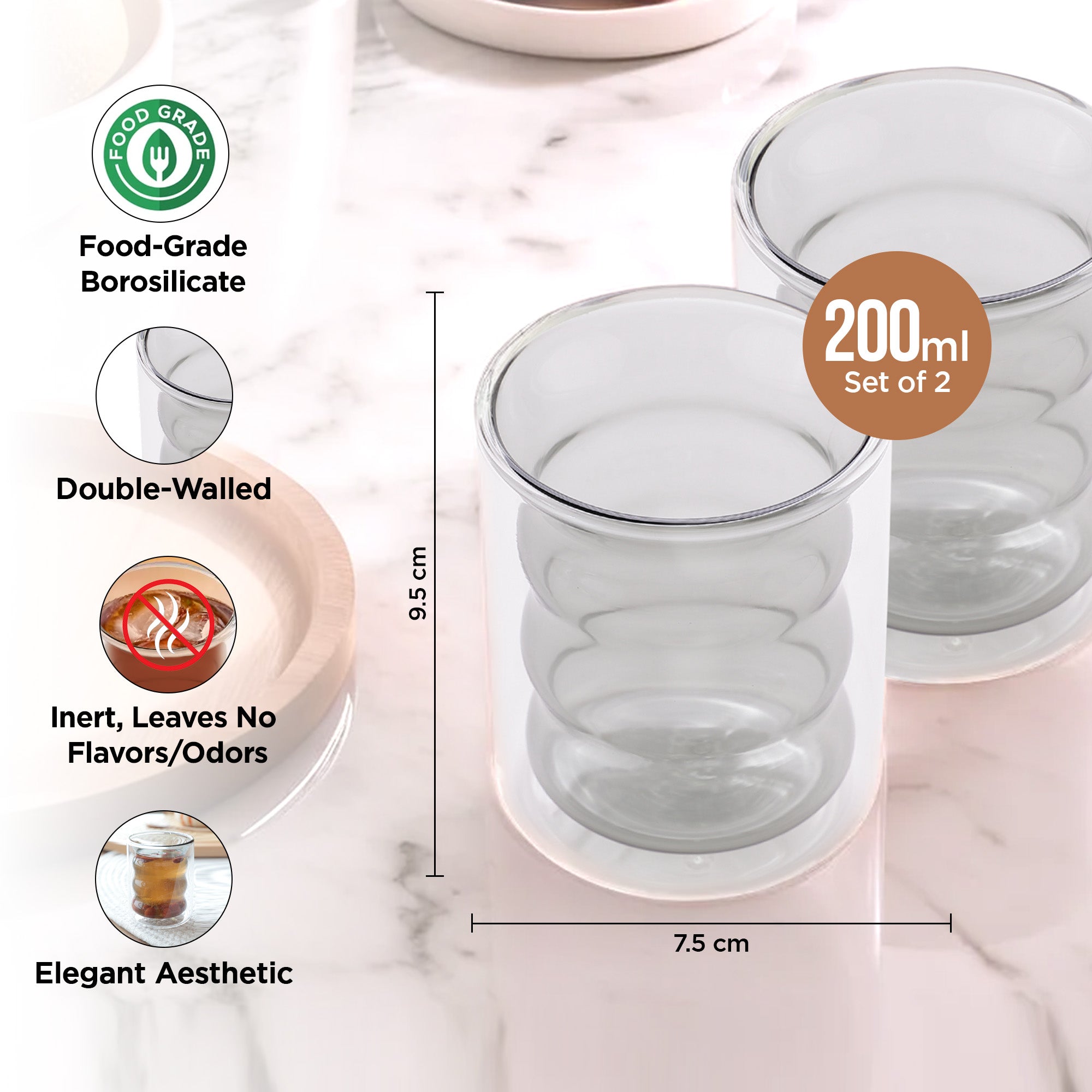 UMAI Double Wall Coffee Mug - Outdoor Picnic