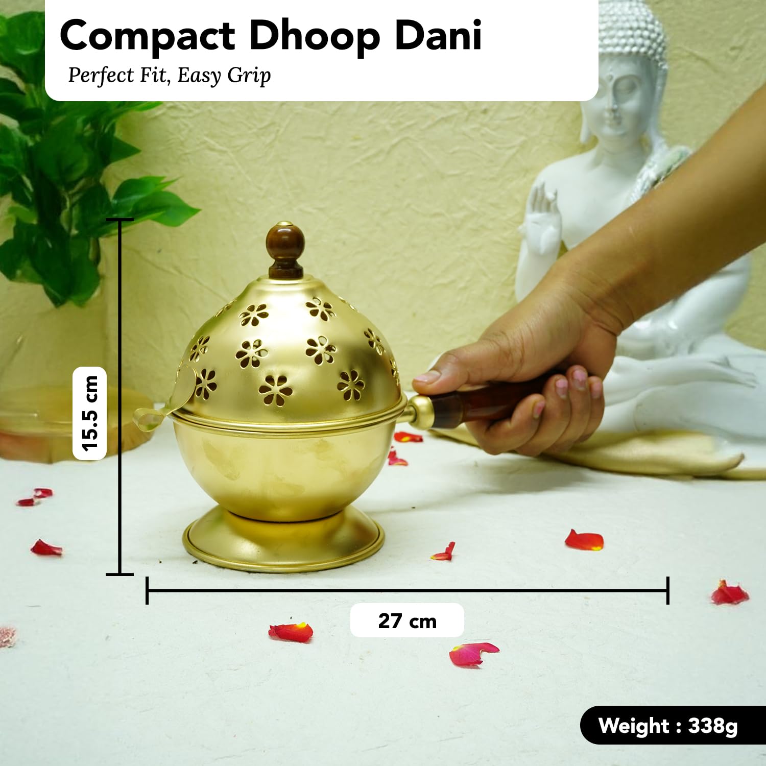 Ekhasa Dhoop Dani Burner - Aromatherapy tool