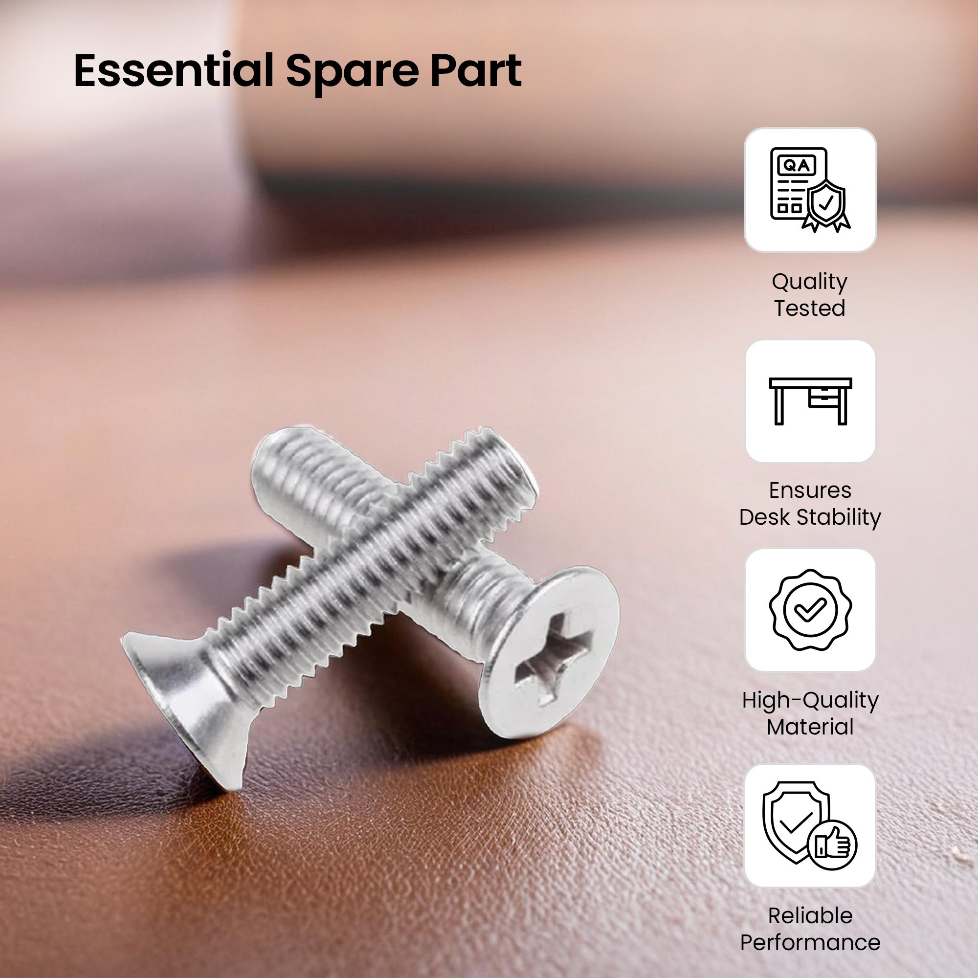 SAVYA HOME Metal Table Screw - stylish furniture enhancement