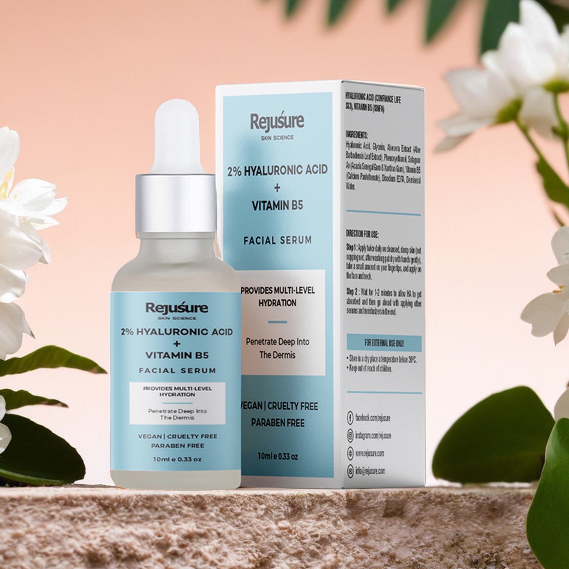 Rejusure hyaluronic acid vitamin B5 serum - anti-aging