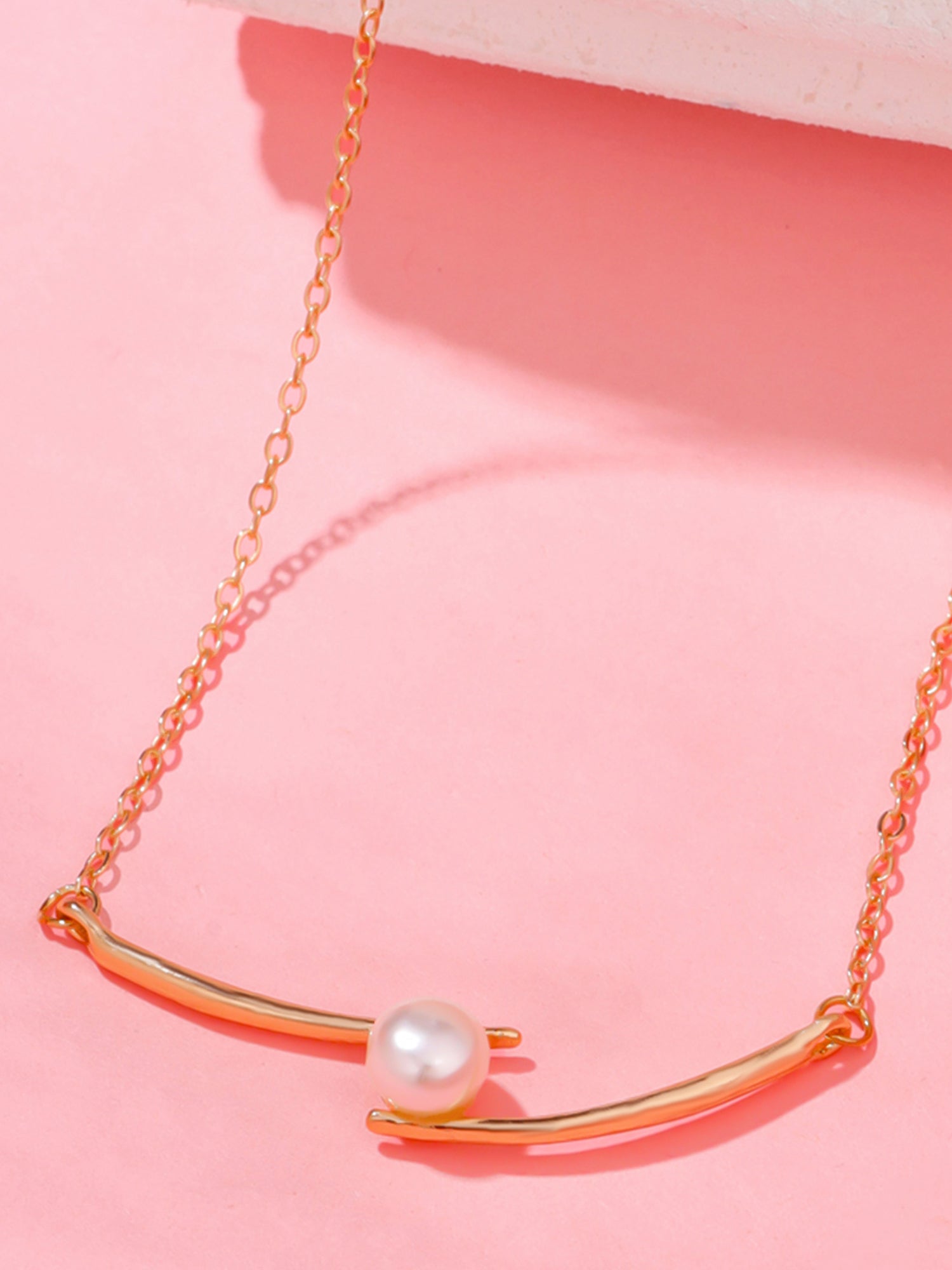Yellow Chimes chain necklace - Elegant accessory for events