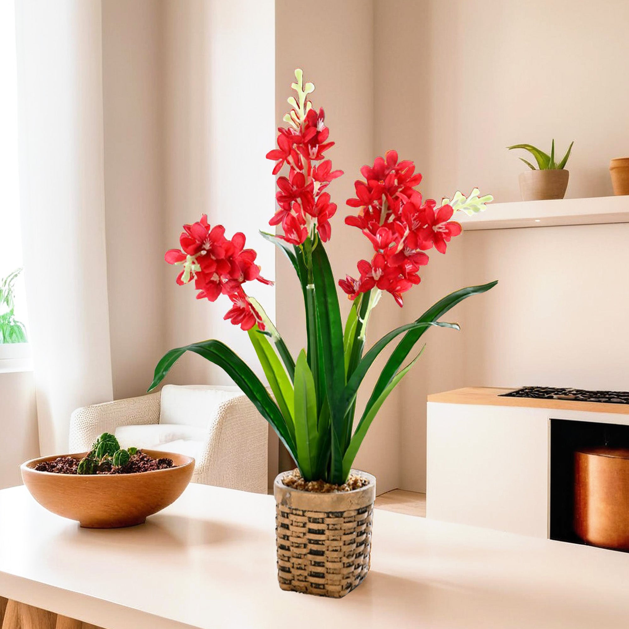 UMAI artificial plants - colorful addition to small spaces