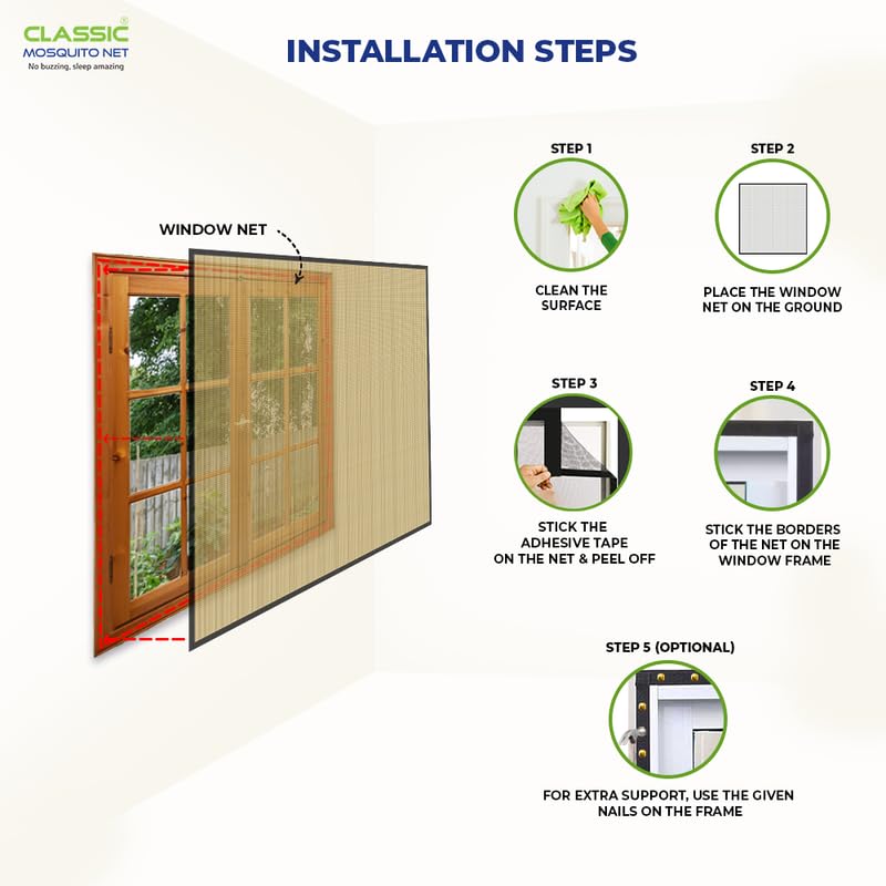 Classic Mosquito Net - Kitchen breeze without bugs