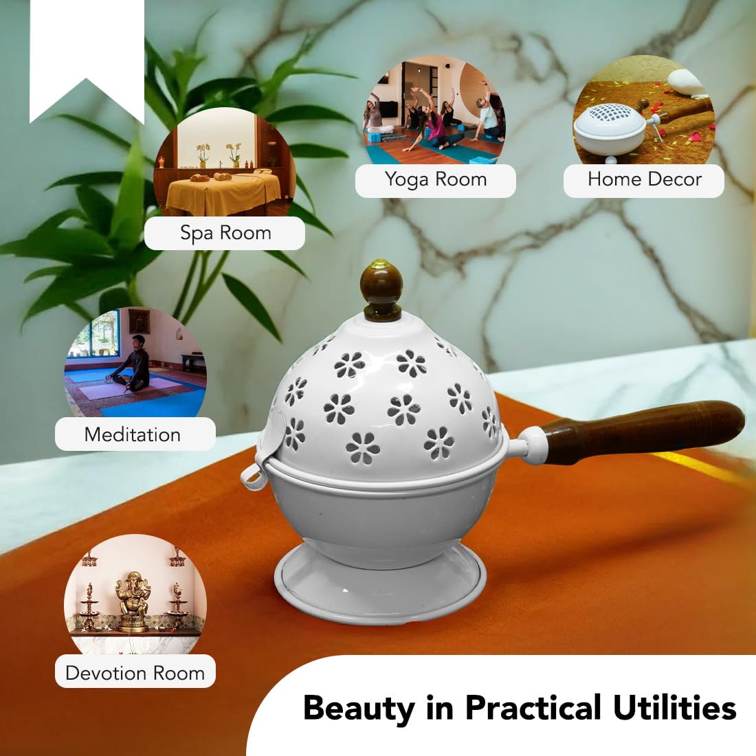 Ekhasa loban burner - spiritual rituals