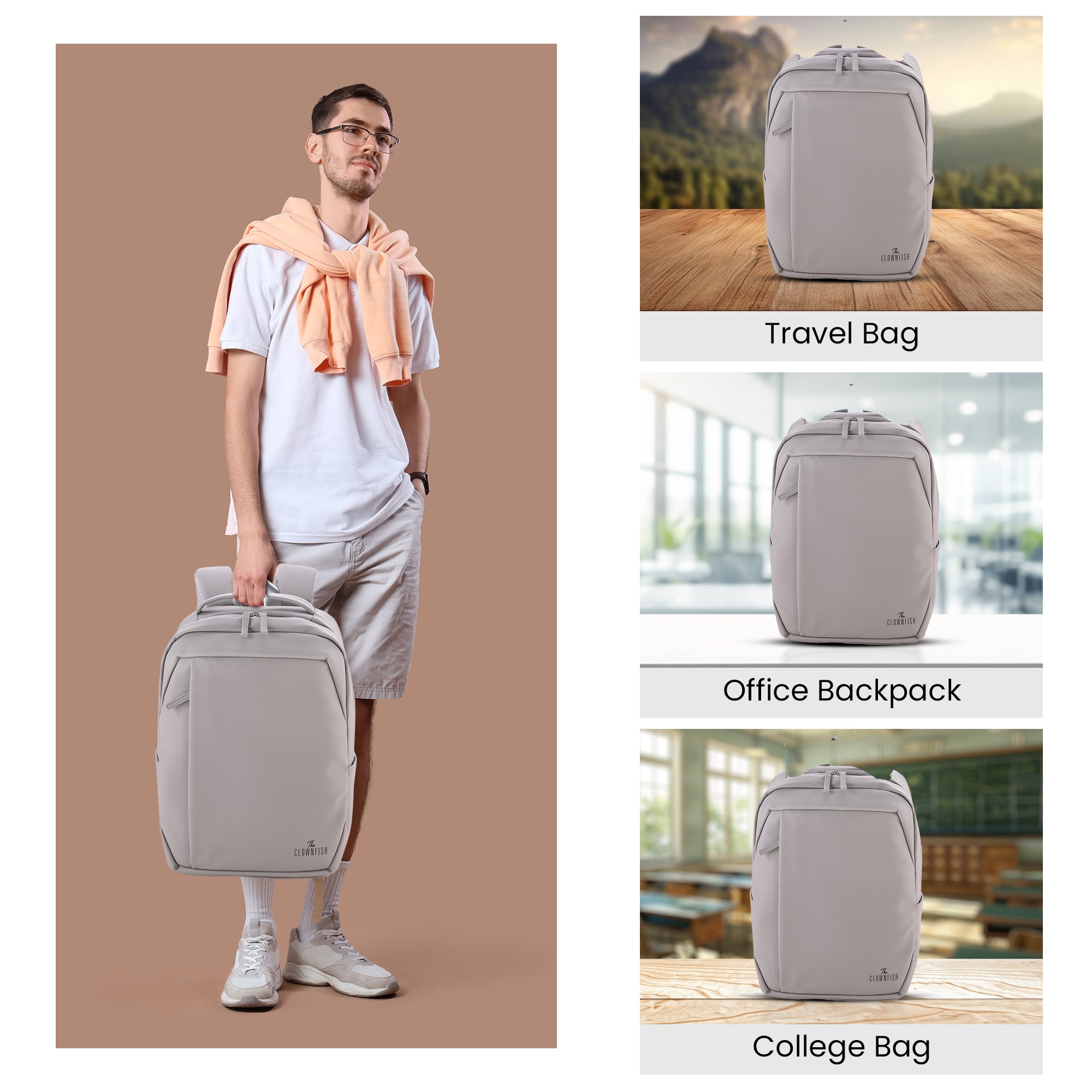 Clownfish Backpack - Ideal for travel needs