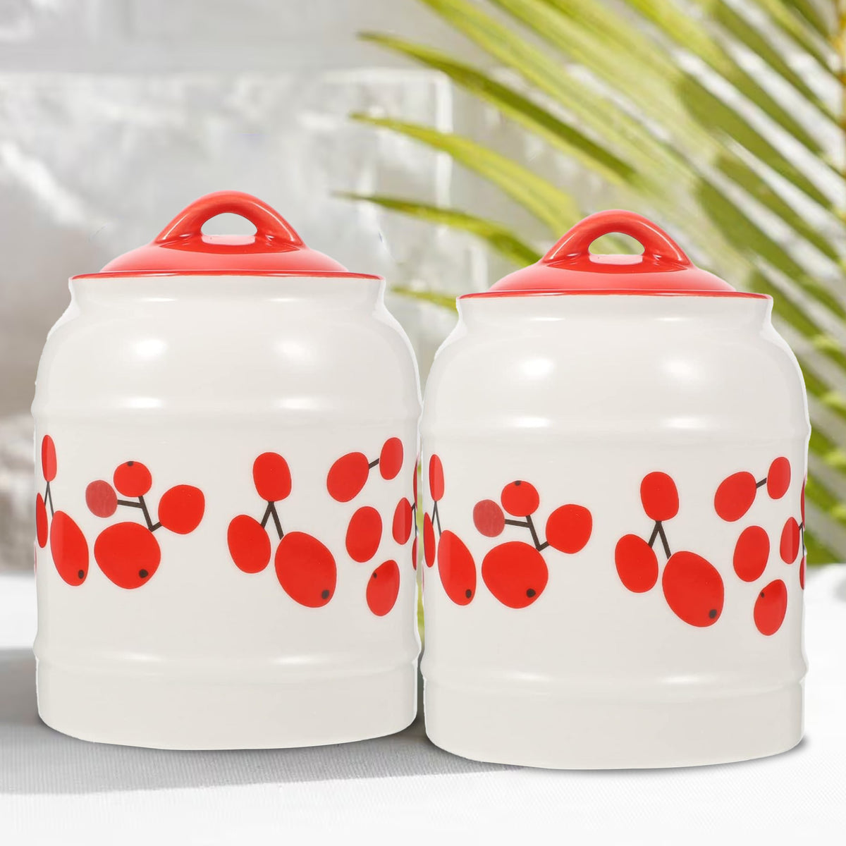 The Better Home ceramic kitchen jars - dry goods storage