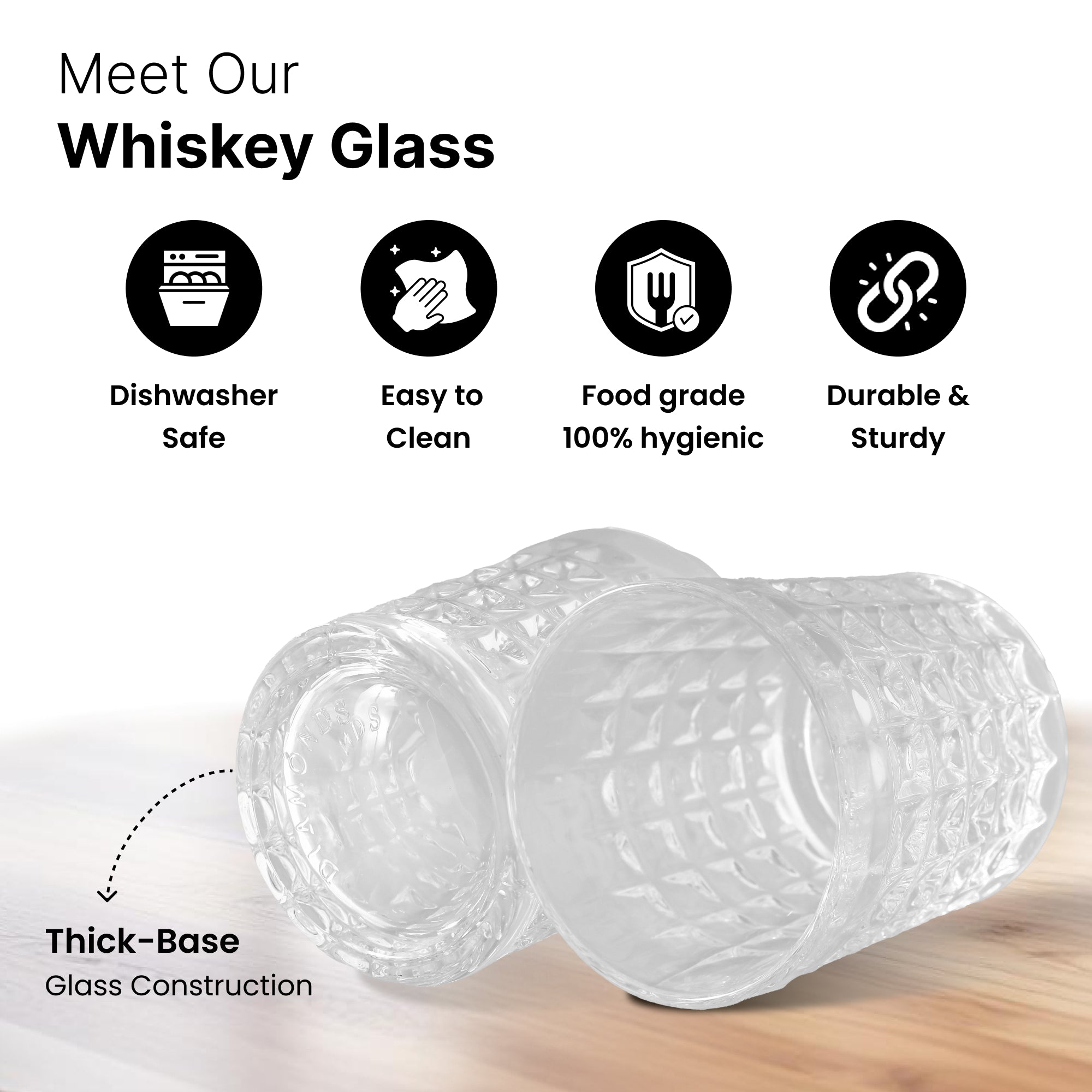 The Better Home UMAI whiskey glasses - Stylish drinking experience
