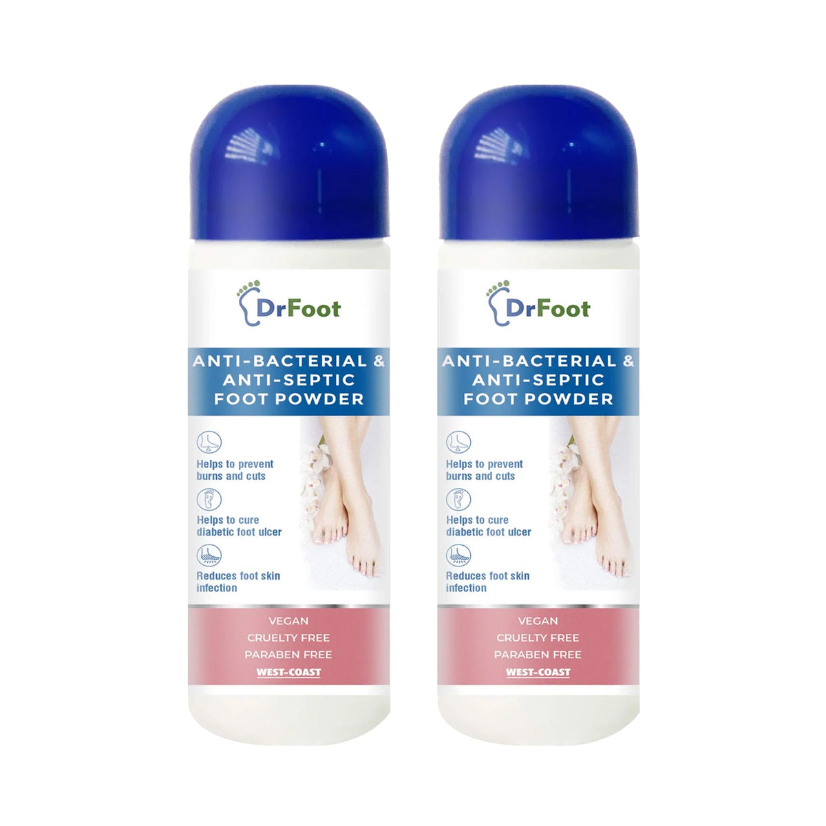 Dr Foot Odor Fighting Foot Powder - Daily foot odor prevention
