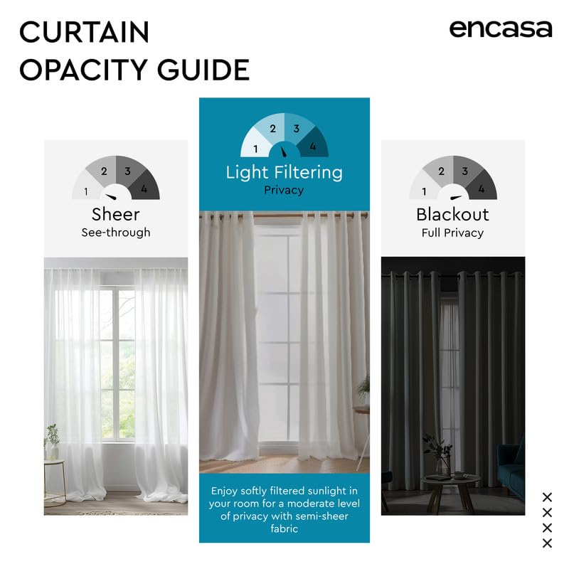 Encasa lightweight curtains - Kitchen ambiance