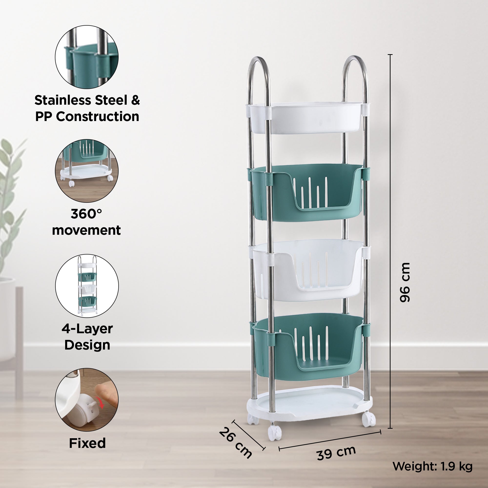 UMAI space-saving dish rack - stylish and functional design