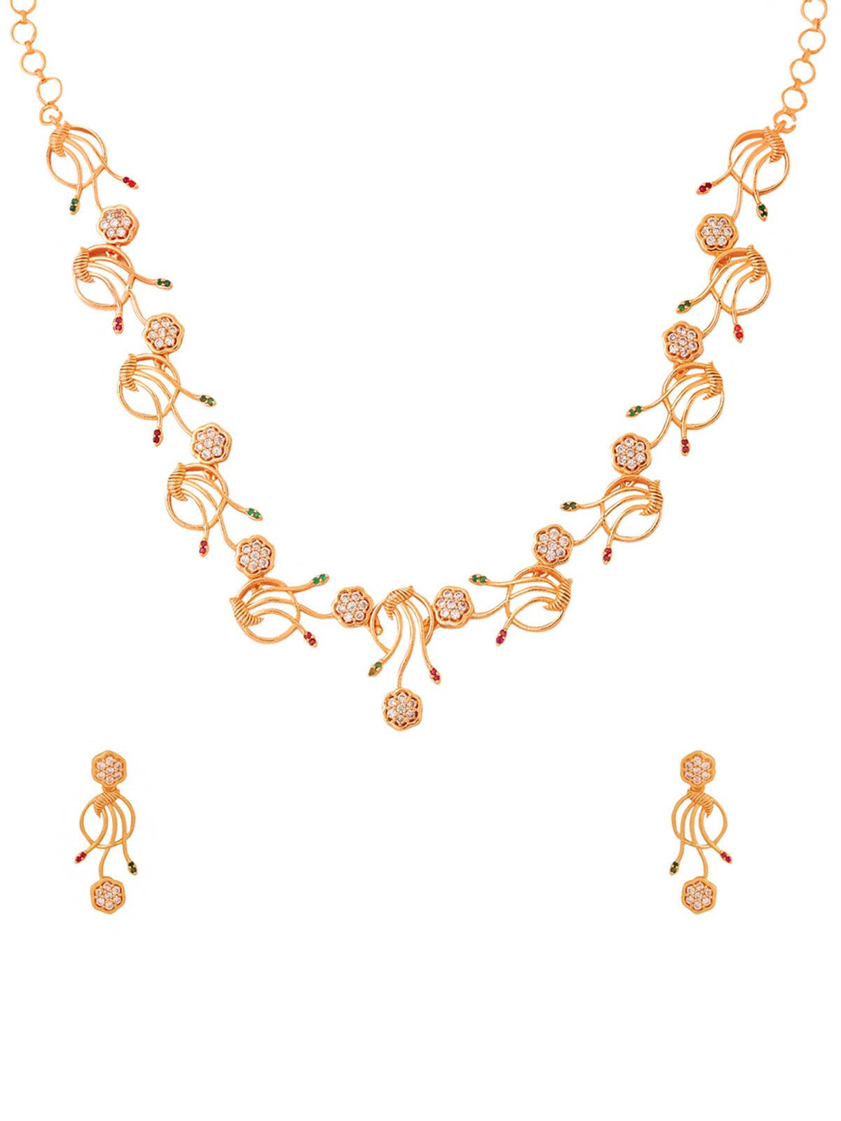 Yellow Chimes women's jewellery set - timeless elegance