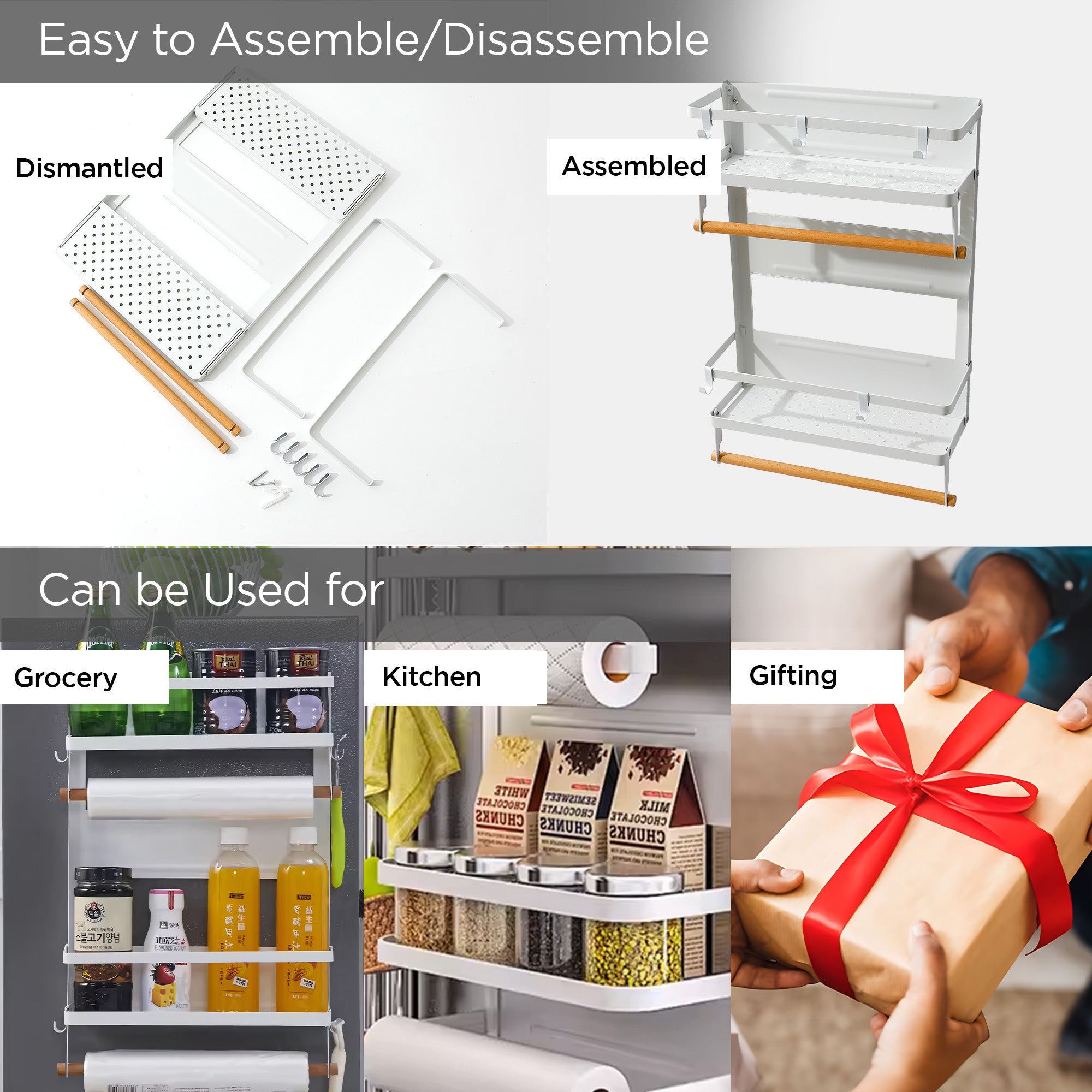UMAI multilayer storage rack - space-saving design