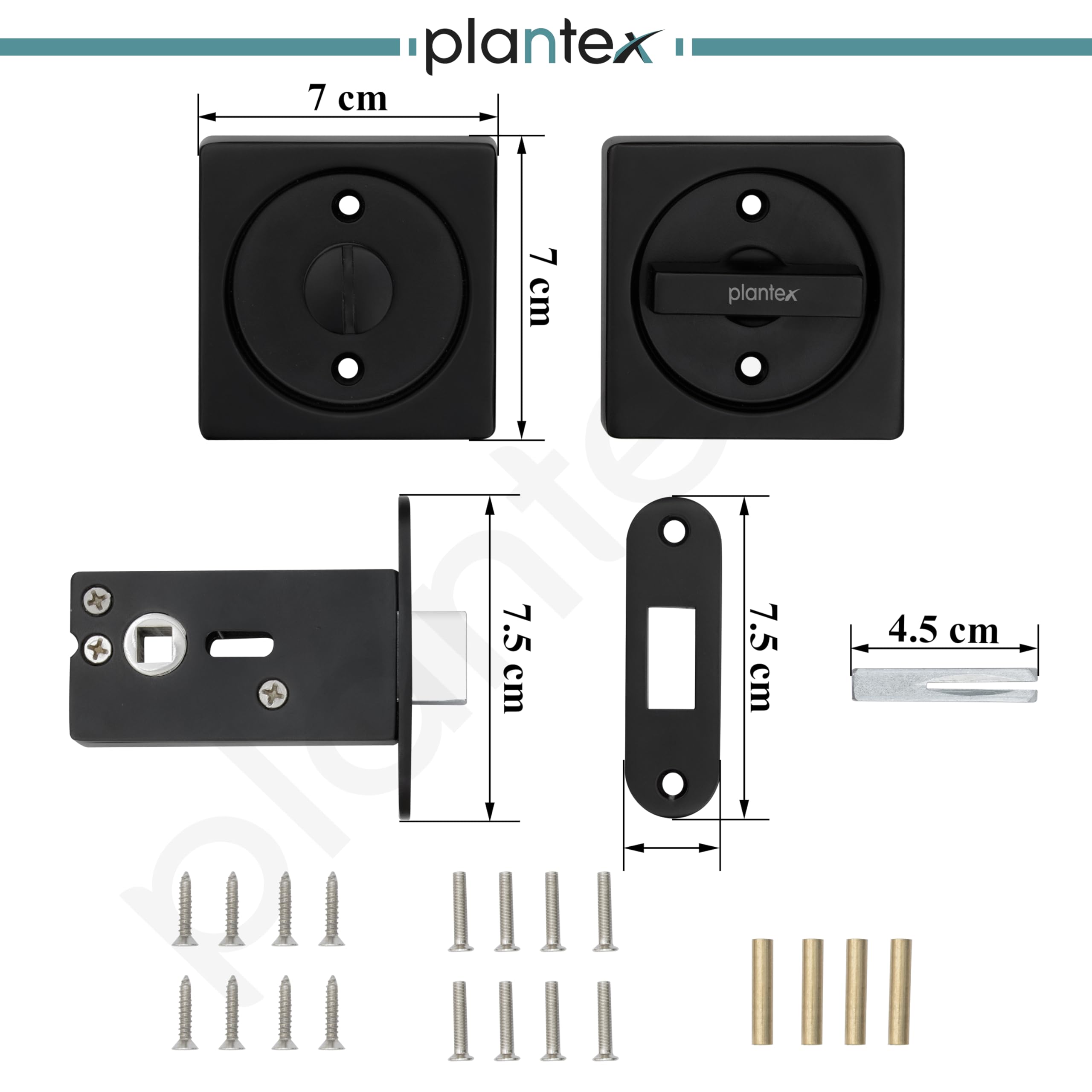 Plantex DTM-620 Lock - Elegant Bathroom Fitting