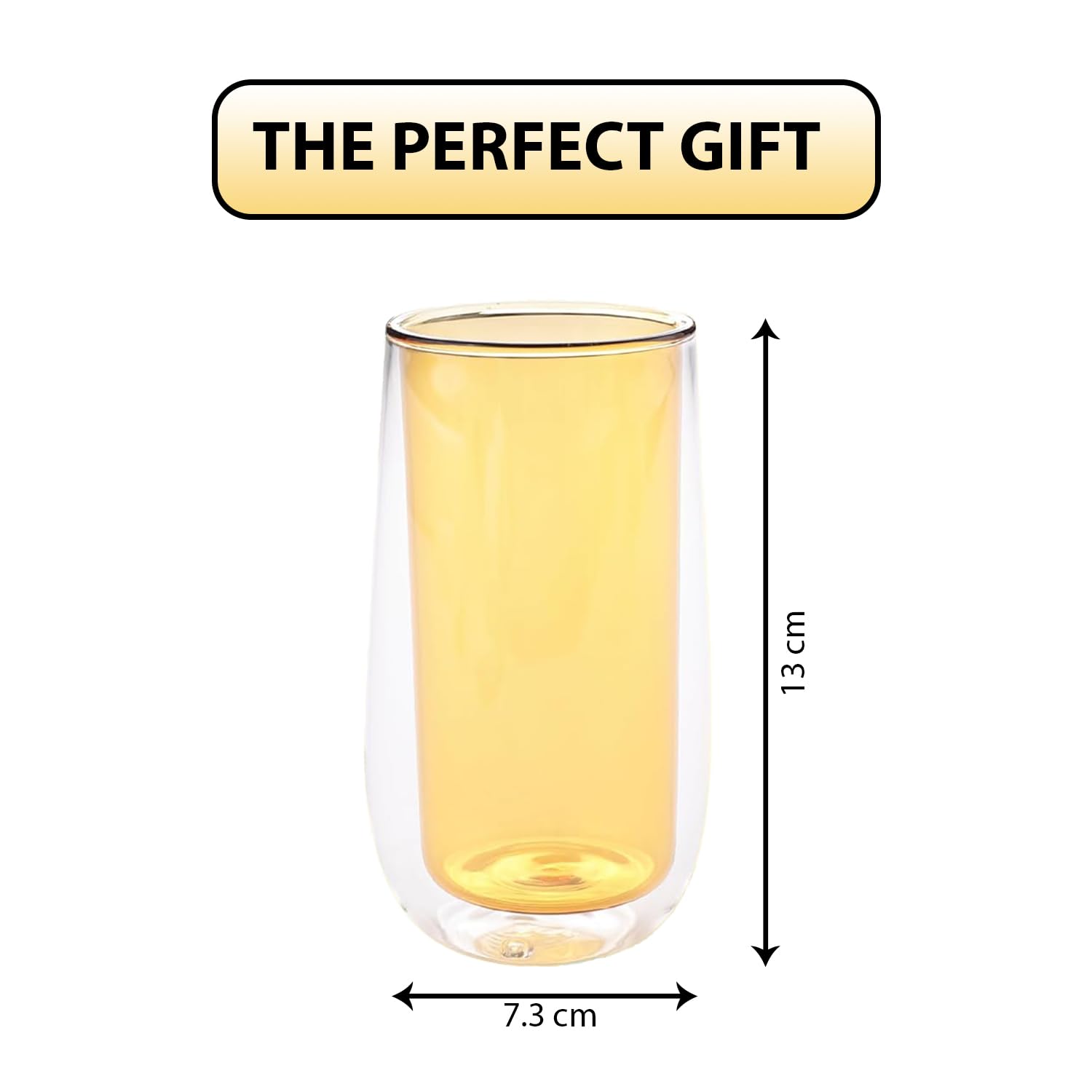 Kuber Industries yellow glass - Stylish addition to tableware