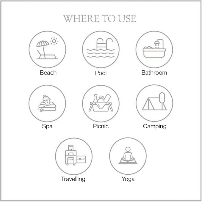 Mush bamboo hand towel - Travel use