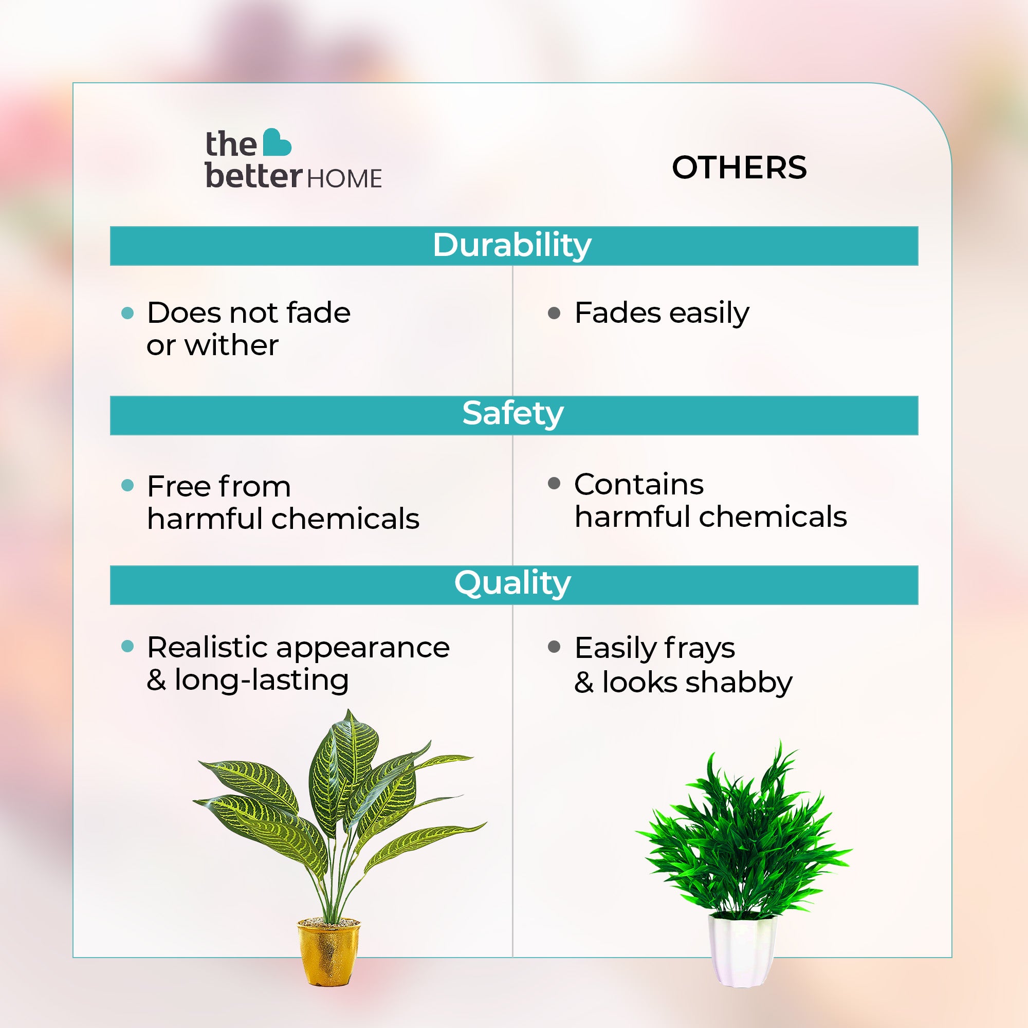 The Better Home artificial plant - Office decor enhancement