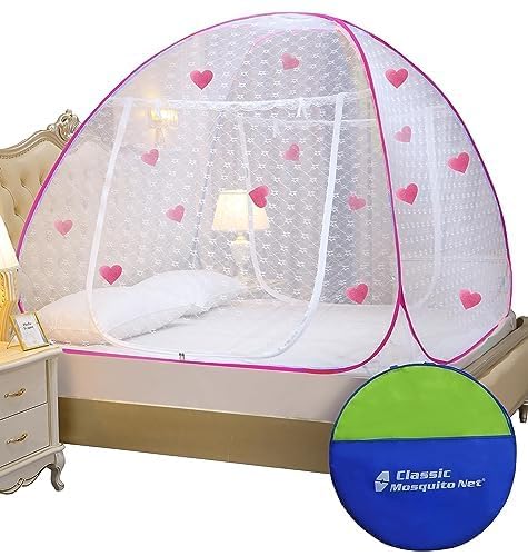 Classic Mosquito Net with Zipper - easy access for bedtime