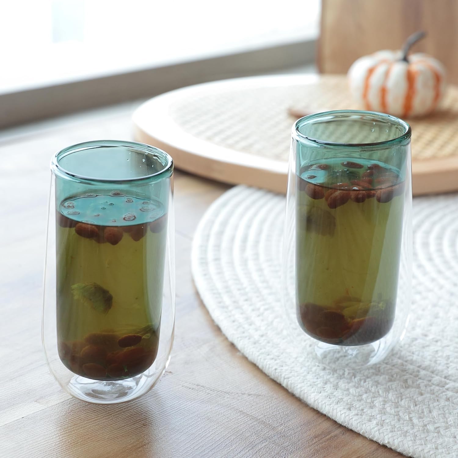 Kuber Industries green glass set - Stylish gift option