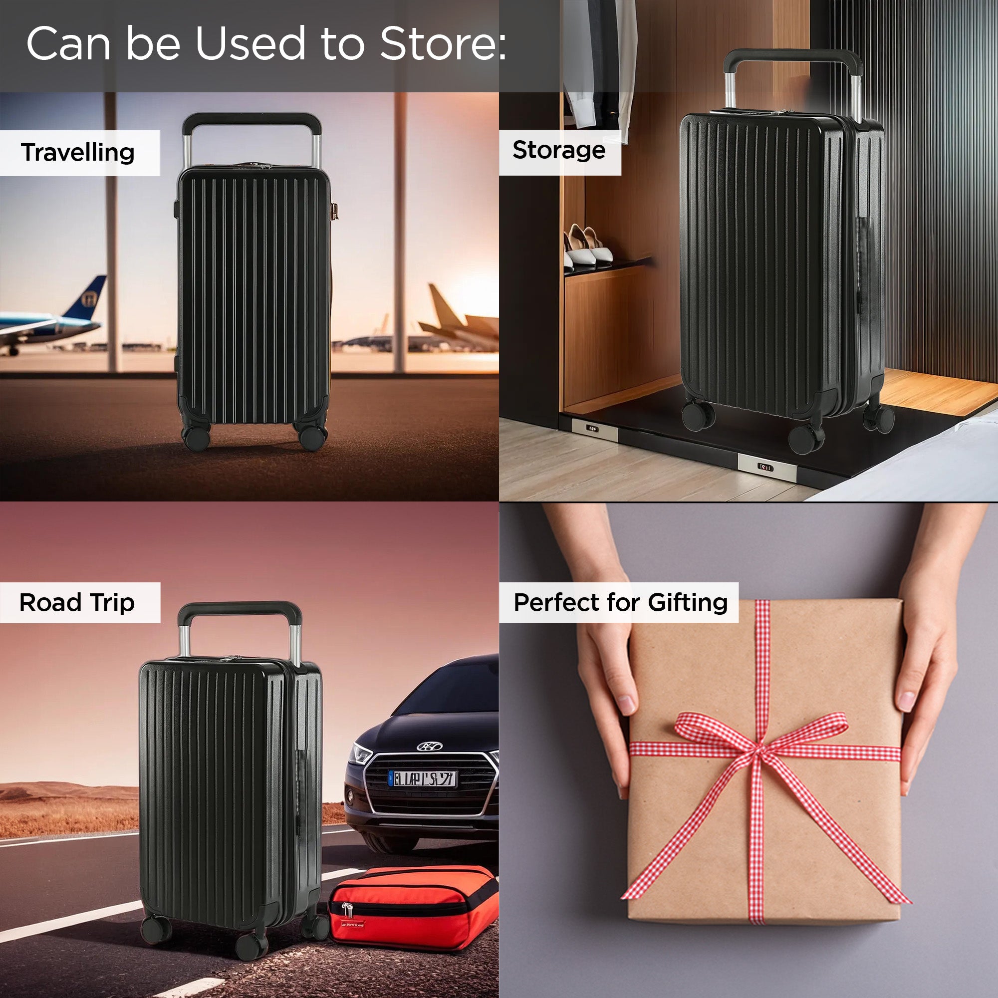 UMAI hard sided suitcase - durable travel companion