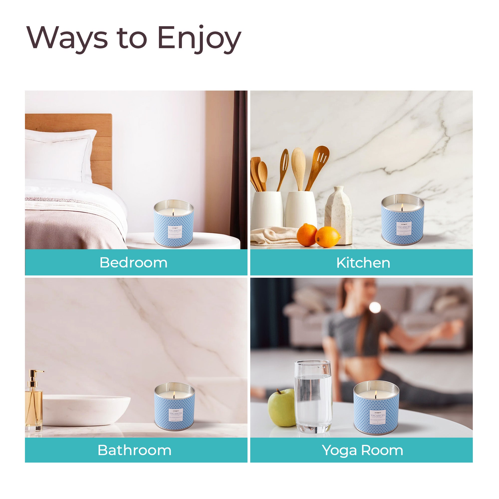 The Better Home scented candles - soothing spa experience