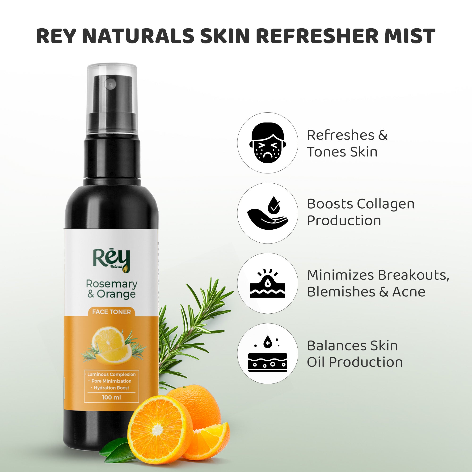 Rey Naturals Toner - Ideal for men and women