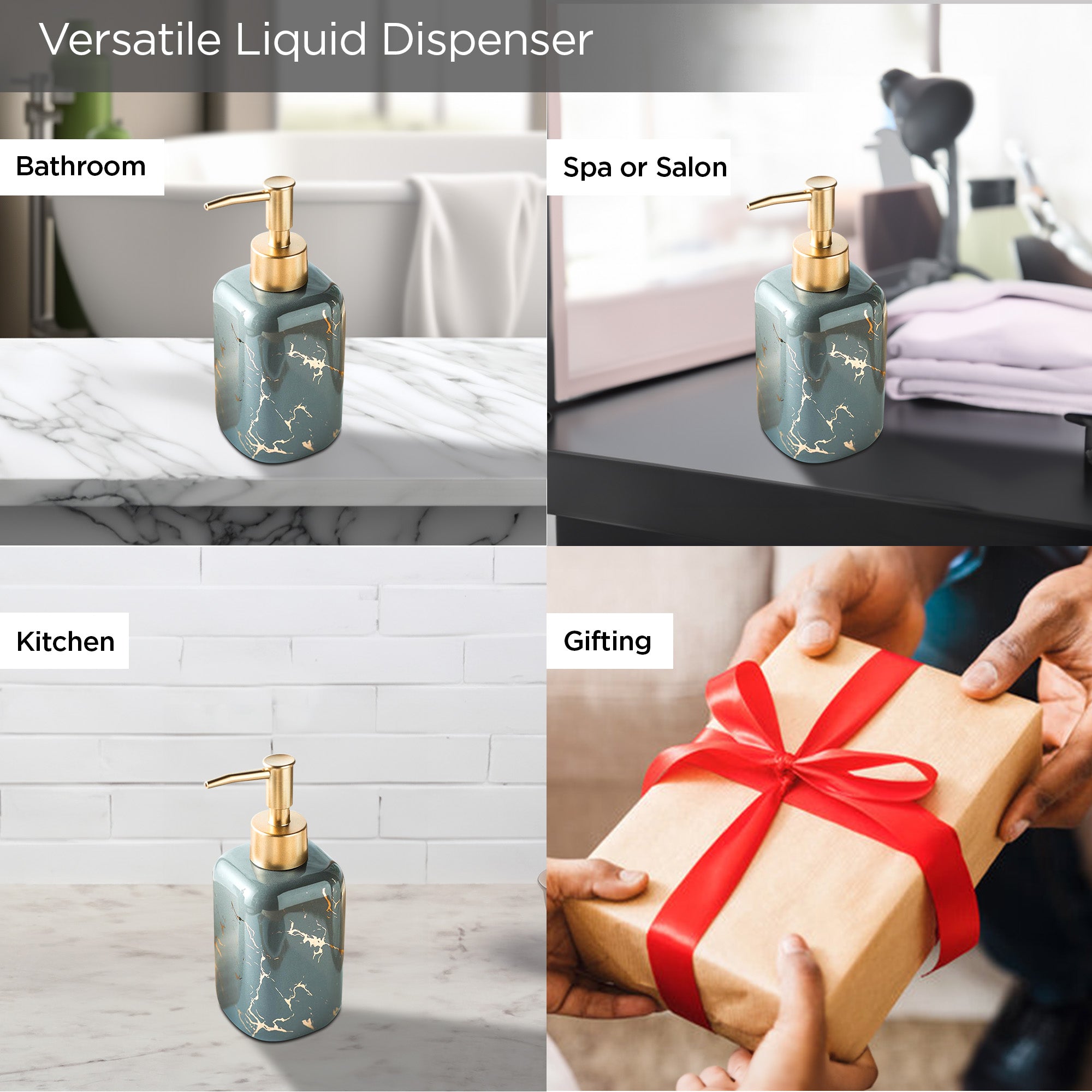 UMAI 300ml soap dispenser - elegant home décor