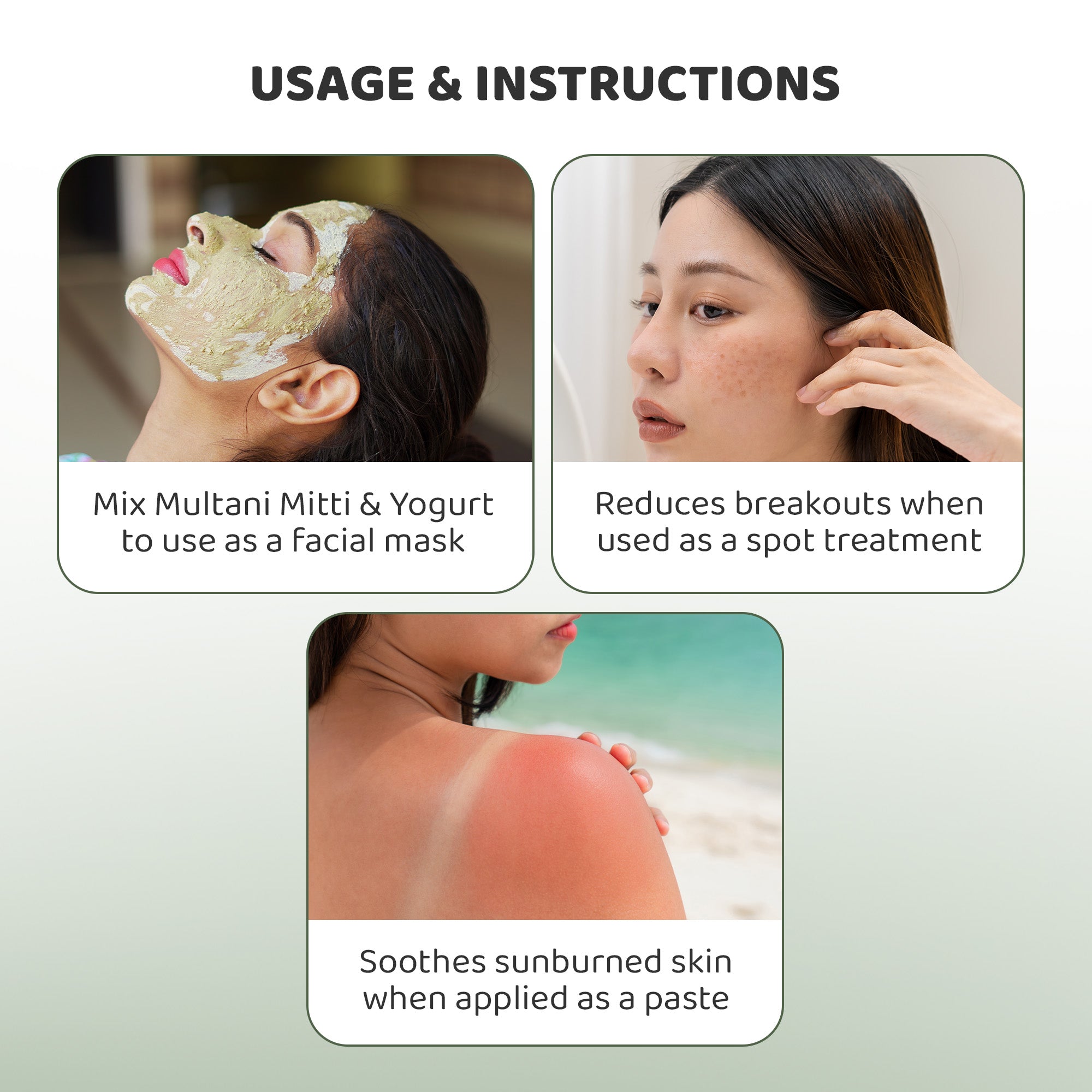 Rey Naturals Multani Mitti Face Pack - DIY Face Mask