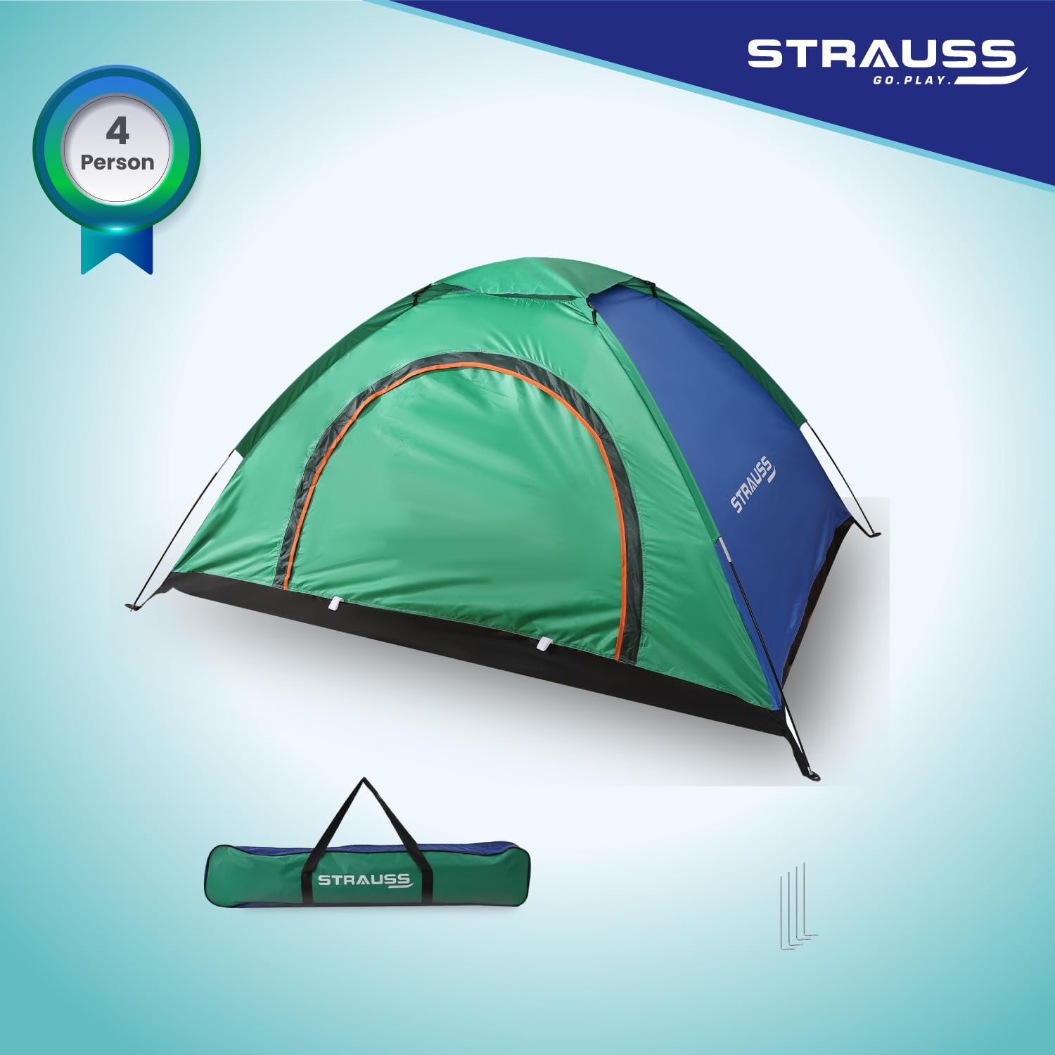 Strauss blue/green tent - trekking experience