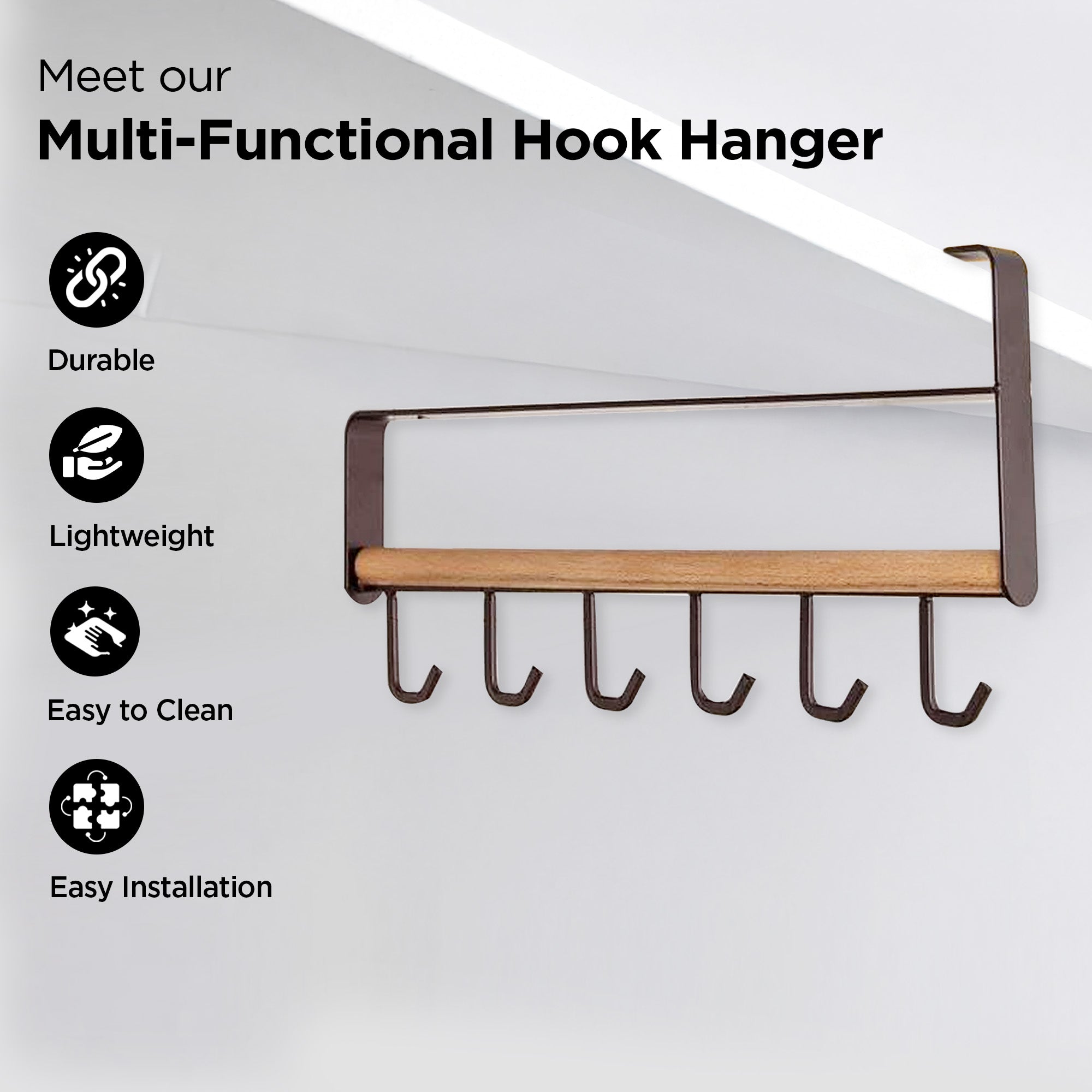 UMAI under shelf cup holder - versatile home use