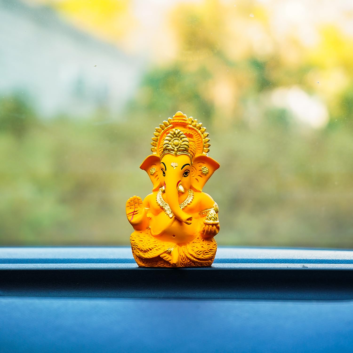 Ekhasa Ganesh Idol - Durable poly resin craftsmanship