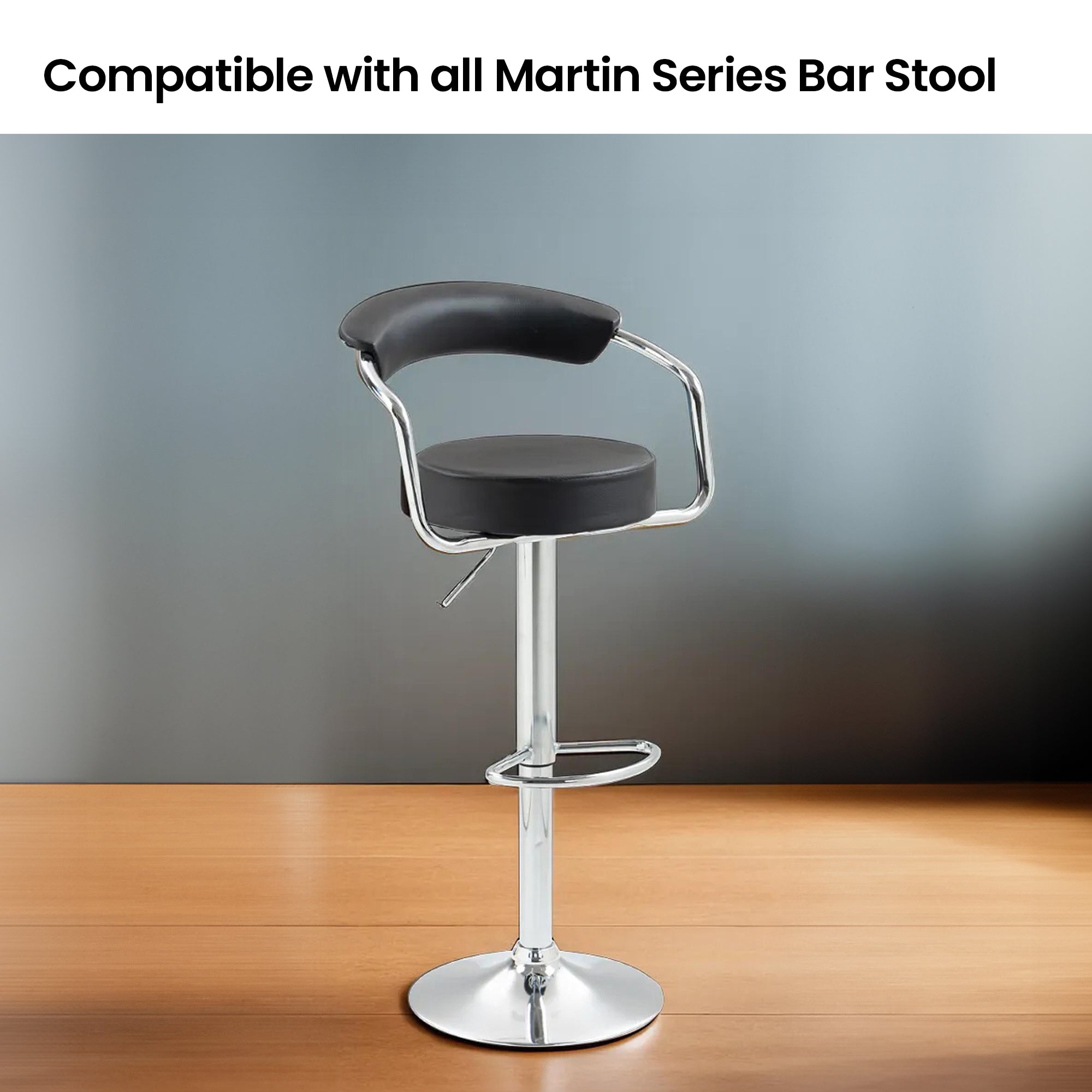 SAVYA HOME Height Adjustable Stool - Versatile cafeteria use