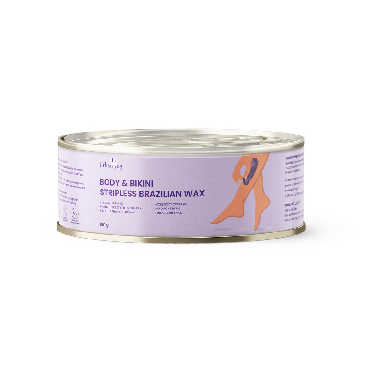 Urban Yog Brazilian wax - mess-free hair removal